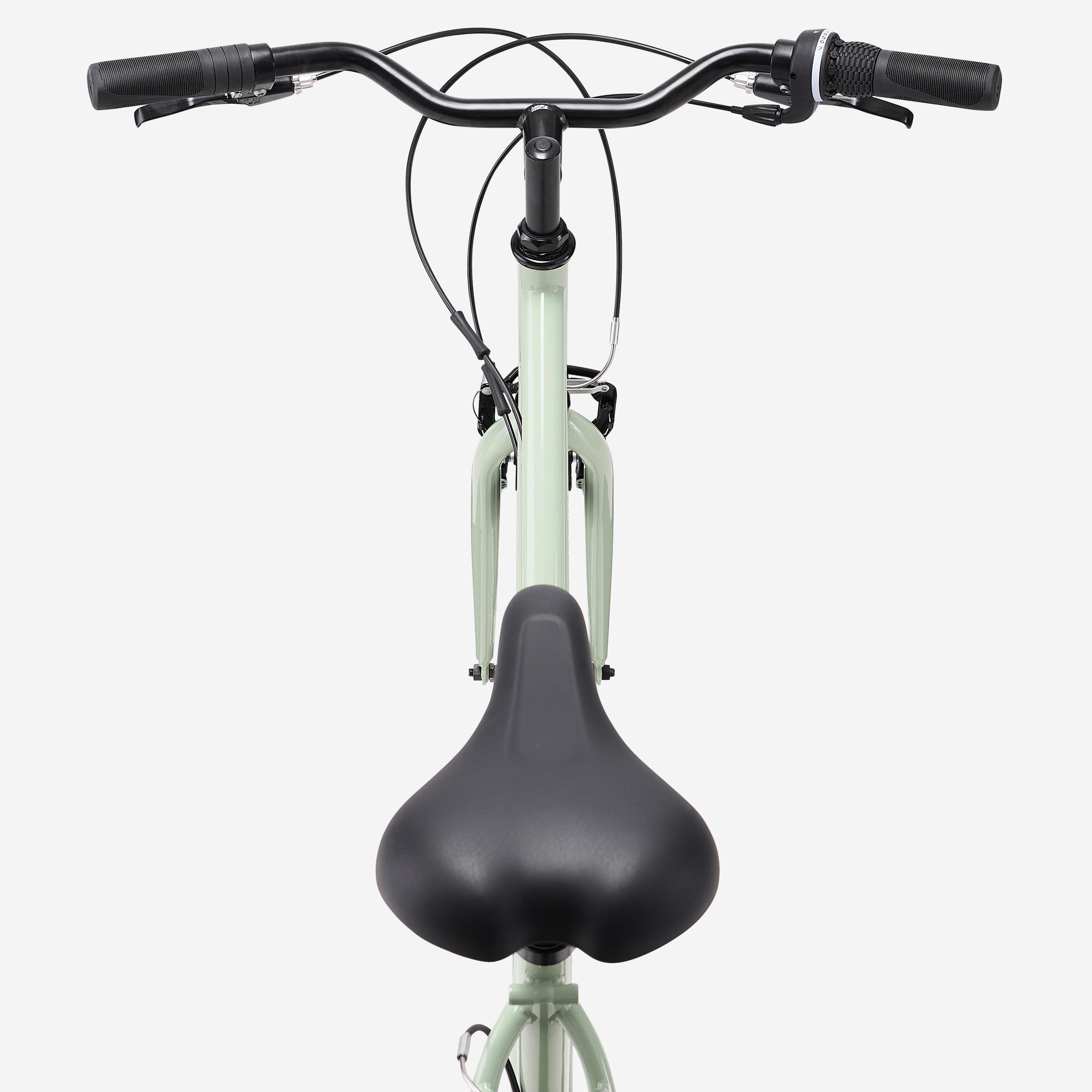 ROCKRIDER Trekingový bicykel EXPL 50 s nízkym rámom zelený S · záber 7
