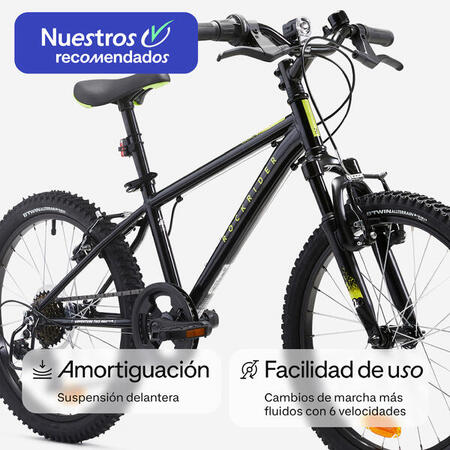Alquiler de Bicicleta niños 20 Pulgadas MTB Rockrider ST 500 6-9