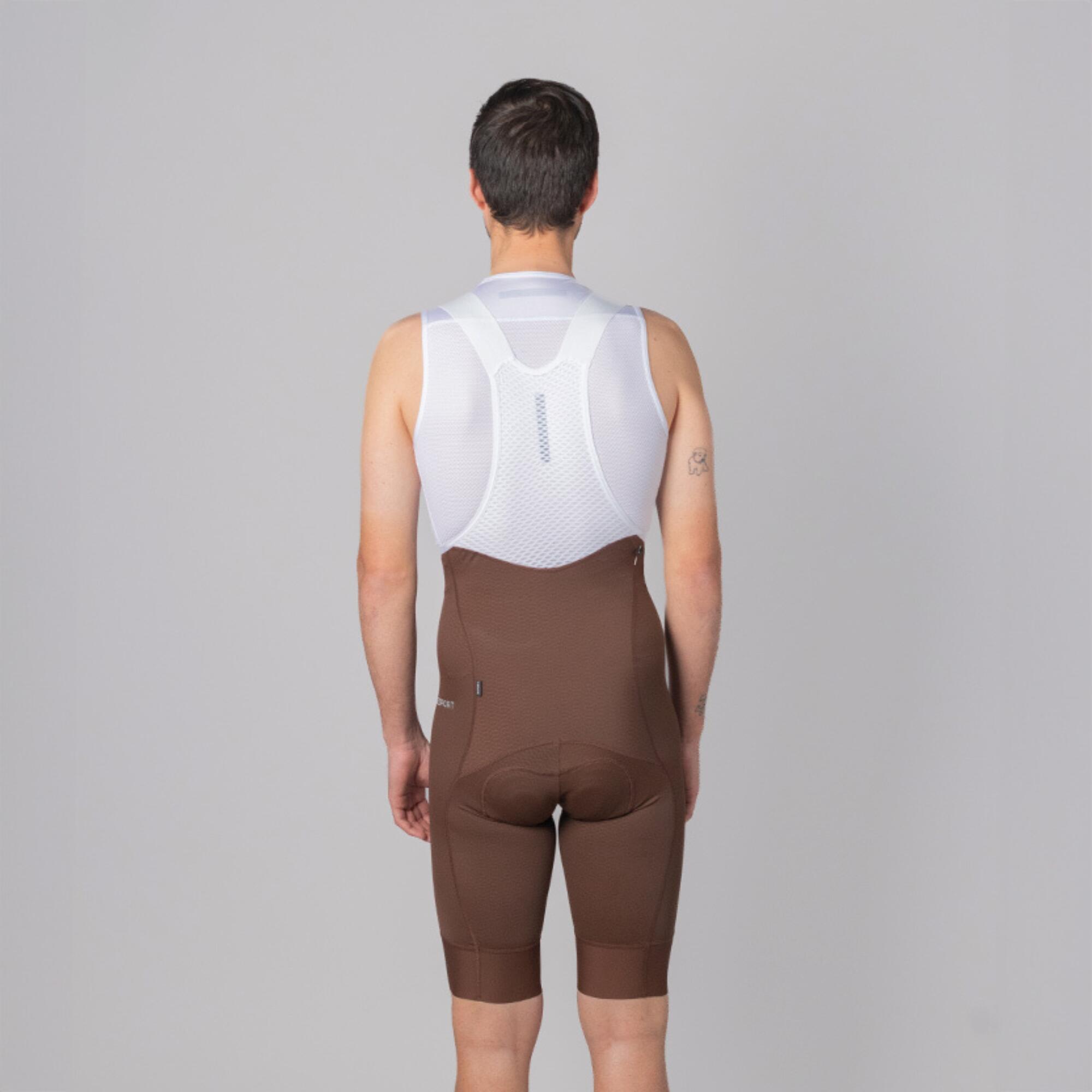 Culotte ciclismo corto con tirantes Gsport Aero Pecan 7/7