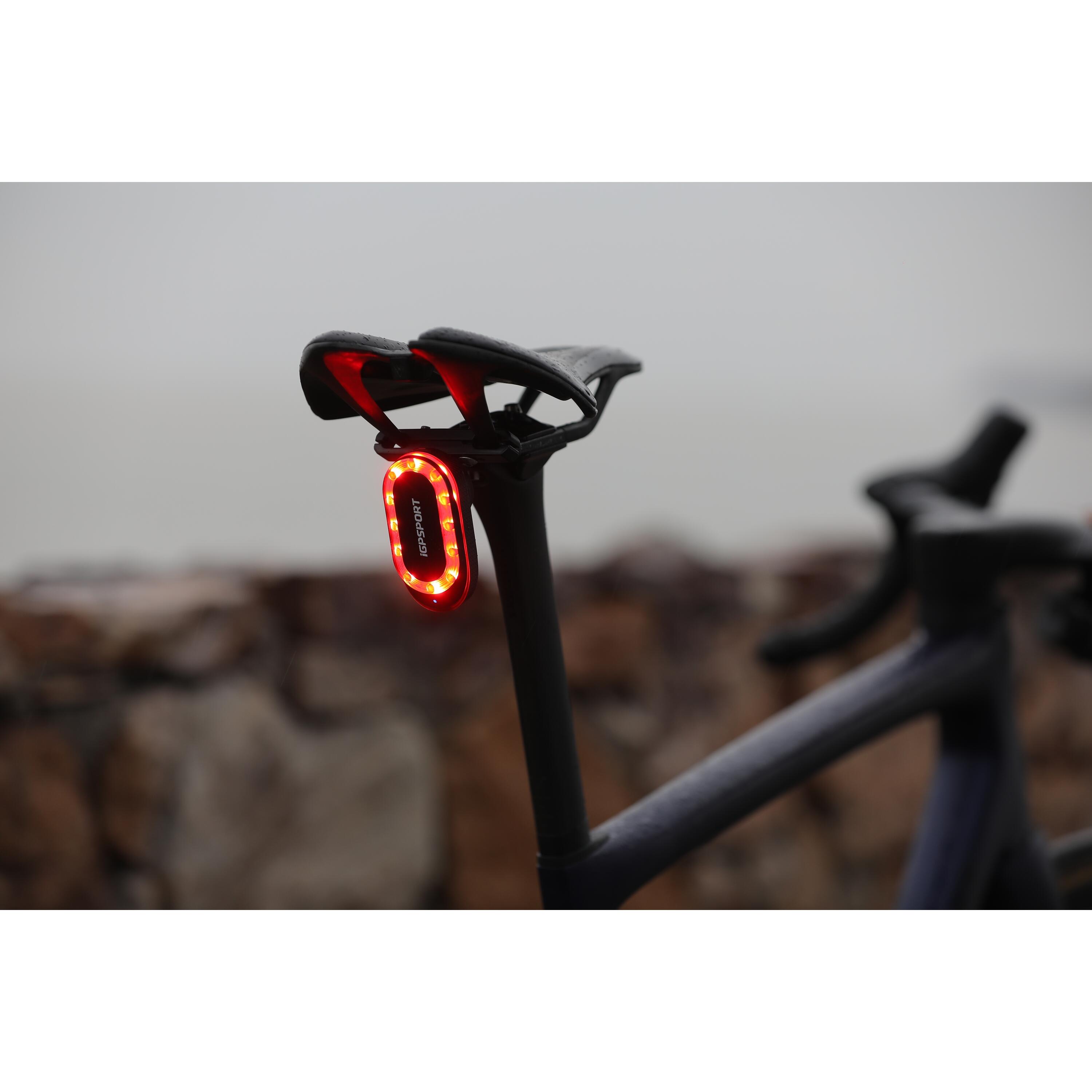 Radar rowerowy z tylną lampką iGPSPORT SR Mini 4/6