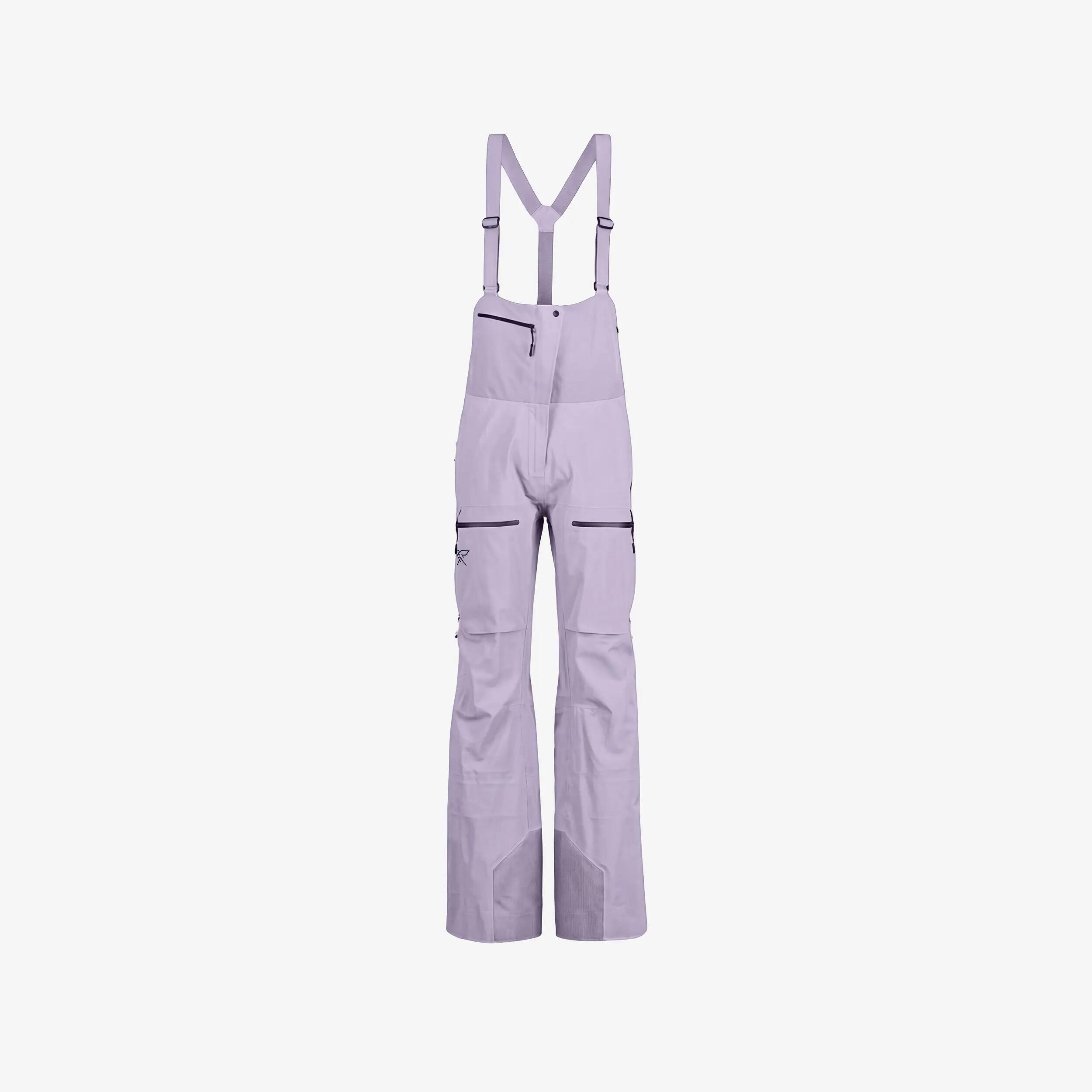 Pantalon de ski freeride imperméable femme, FR900 violet 4/13