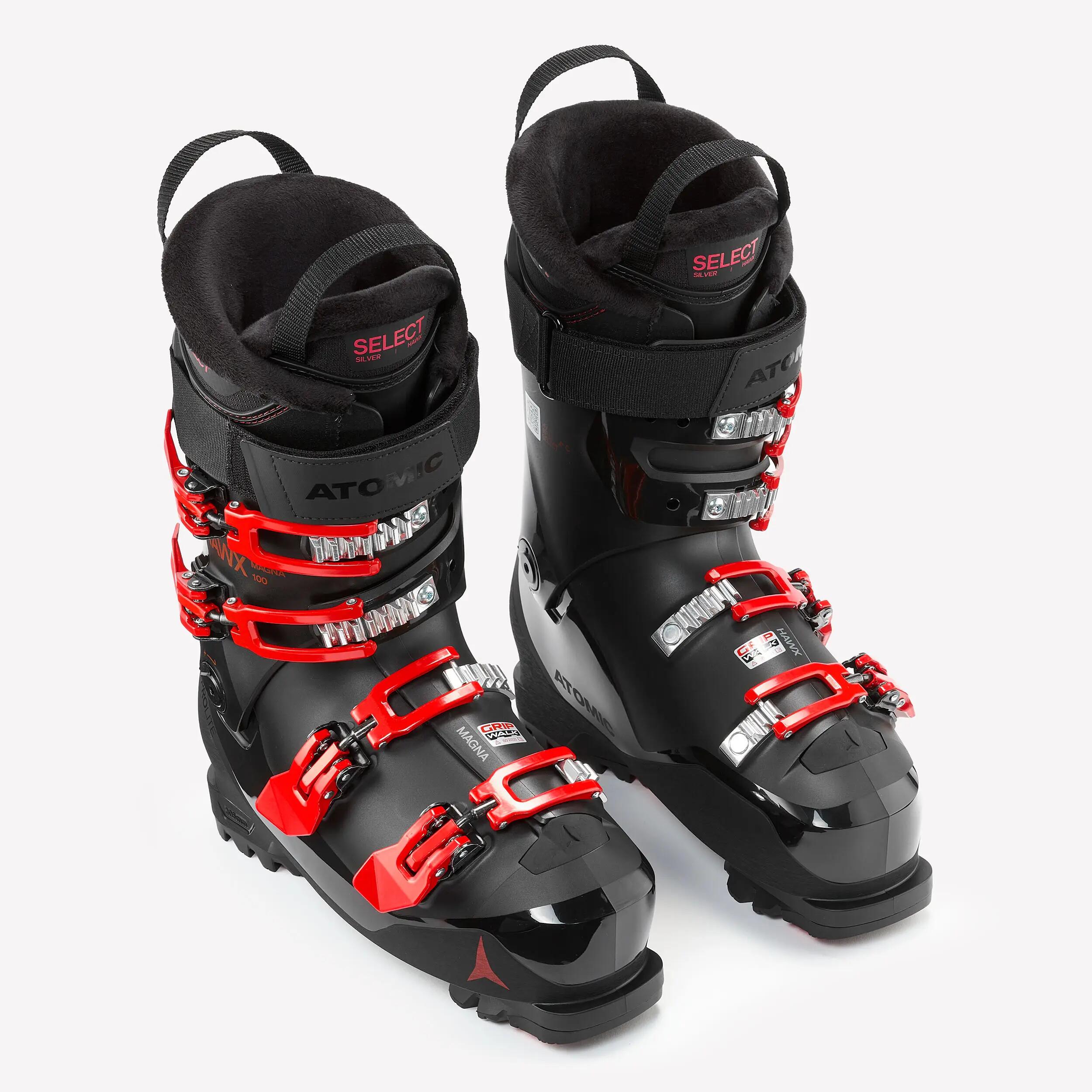 Scarponi sci uomo HAWX MAGNA Atomic 100 neri e grigi 3/8