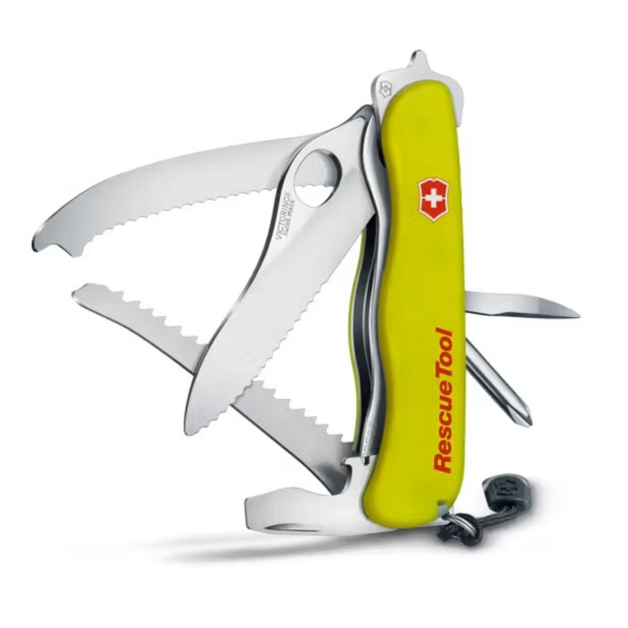 Schweizer Taschenmesser Rescue Tool 111 mm, leuchtendes Gelb 2/3