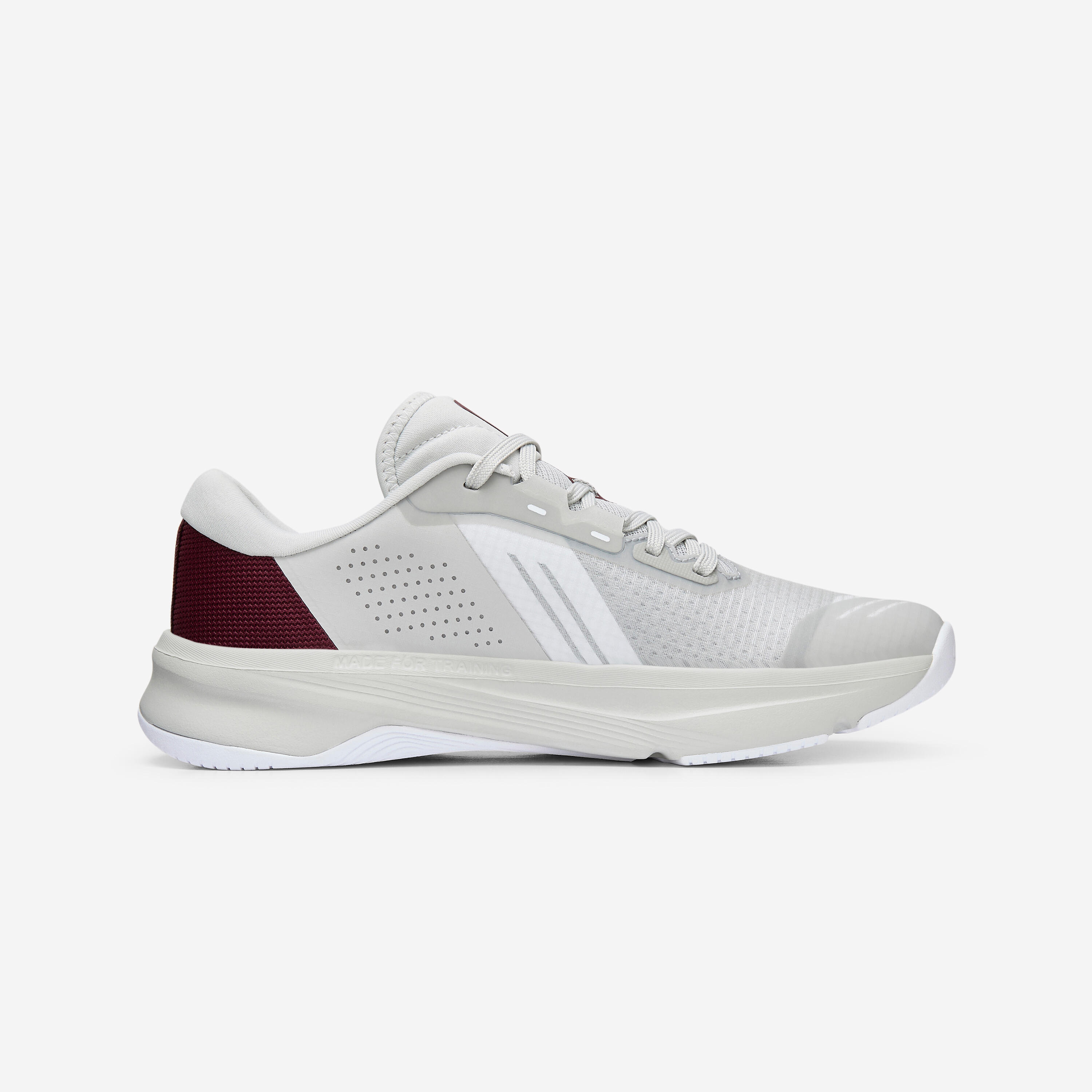 Chaussures de fitness et training maintien et stabilité femme, Energy+ bordeaux 5/5