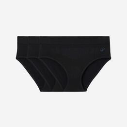 Lot de 3 culottes sans couture Femme, noir