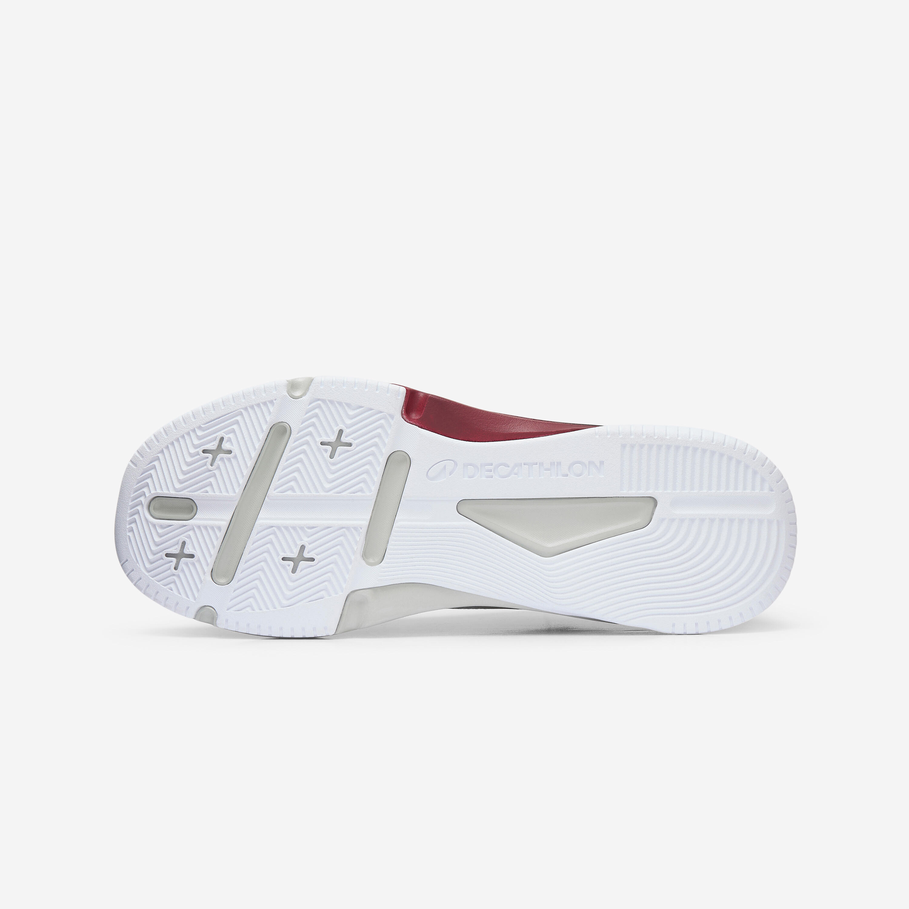 Chaussures de fitness et training maintien et stabilité femme, Energy+ bordeaux 4/5
