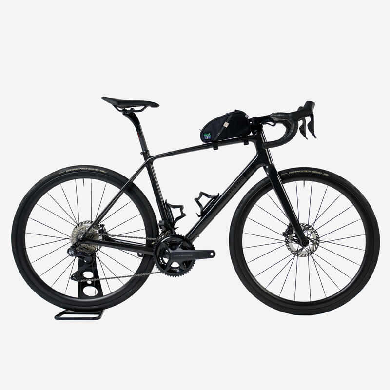 Geantă bicicletă top tube 1,5 litri bikepacking, ADVT 500 Negru