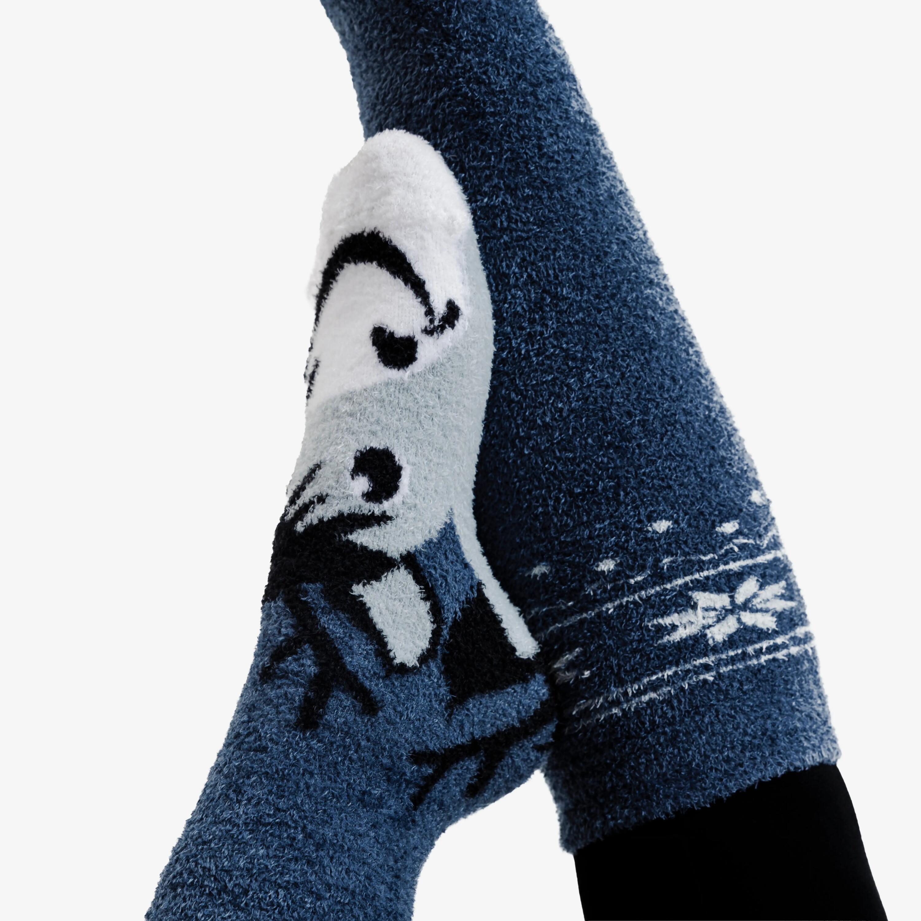 Warme paardrijsokken Sweet & Warm blauw maat 32 - 37 4/6