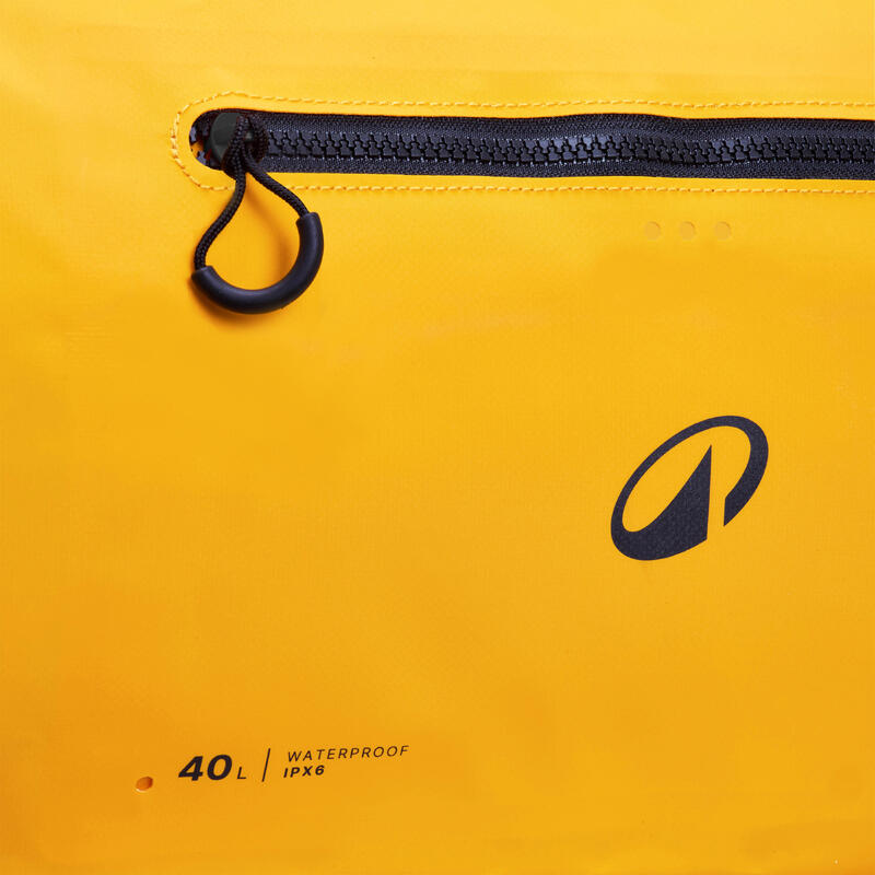 Rucsac de călătorie etanș sporturi de apă 40L IPX6 Galben