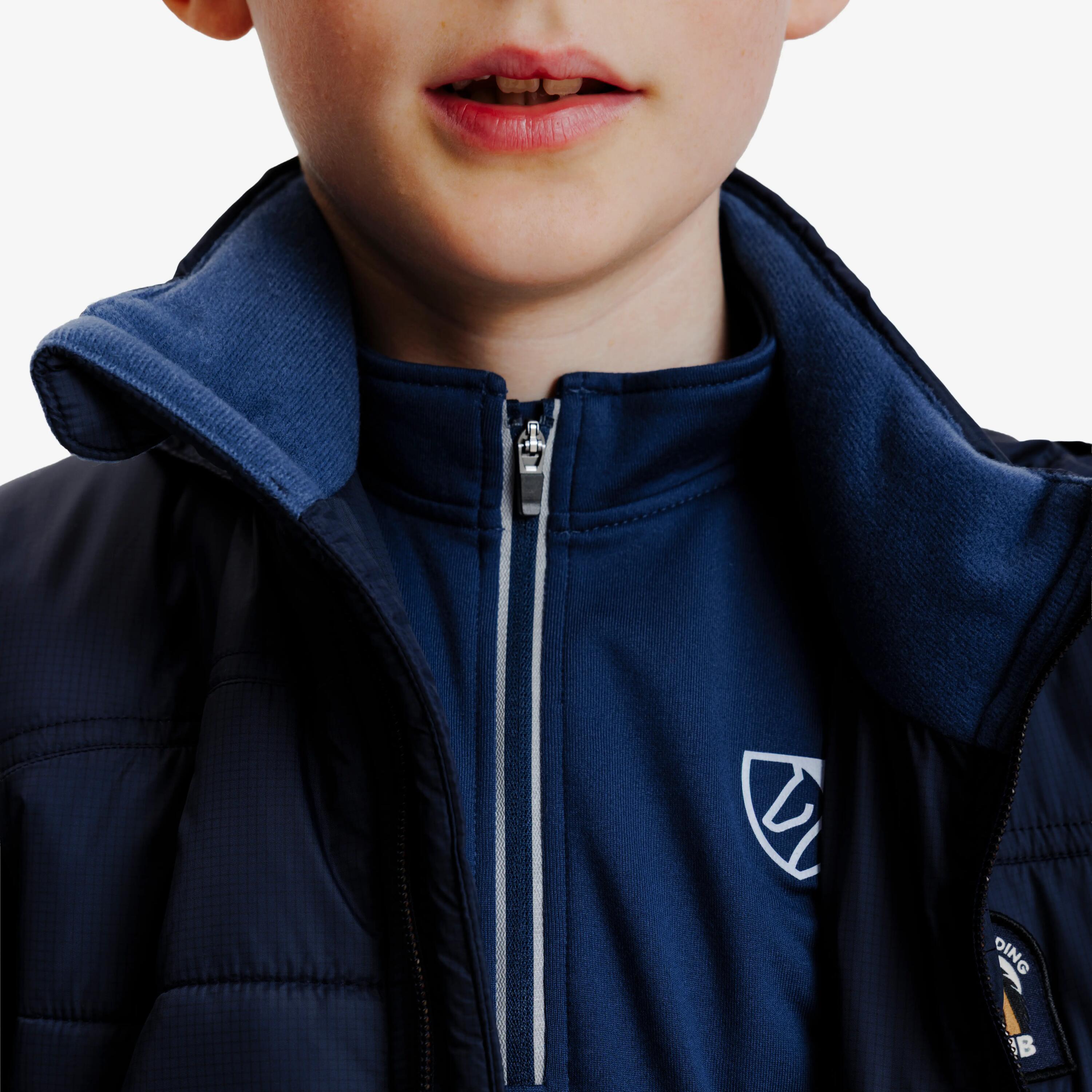 Kids’ Warm Horse Riding Jacket, 500 8/8