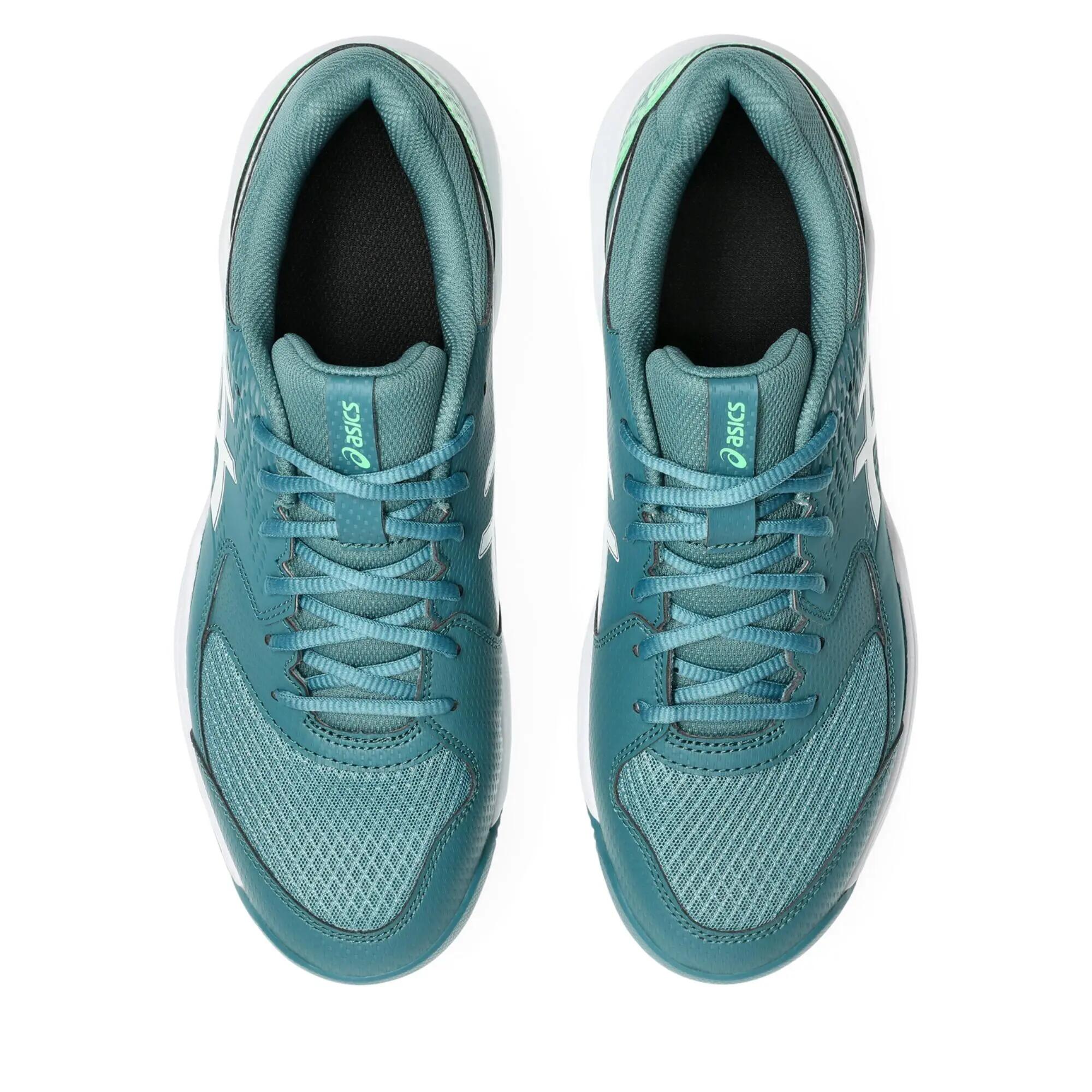 Tenis de pádel para Hombre ASICS Gel-Dedicate 8 - Blanco azul 7/7