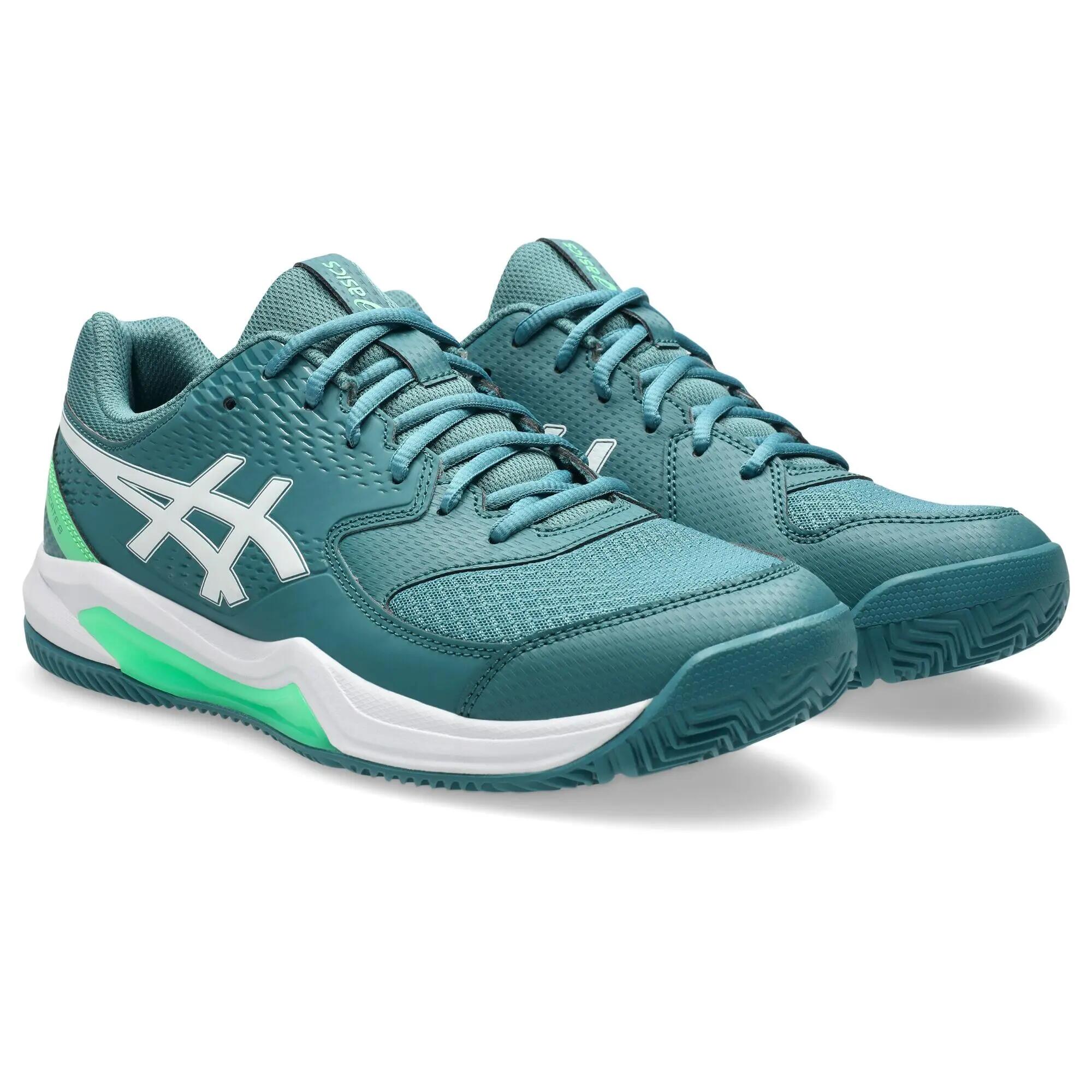Tenis de pádel para Hombre ASICS Gel-Dedicate 8 - Blanco azul 2/7