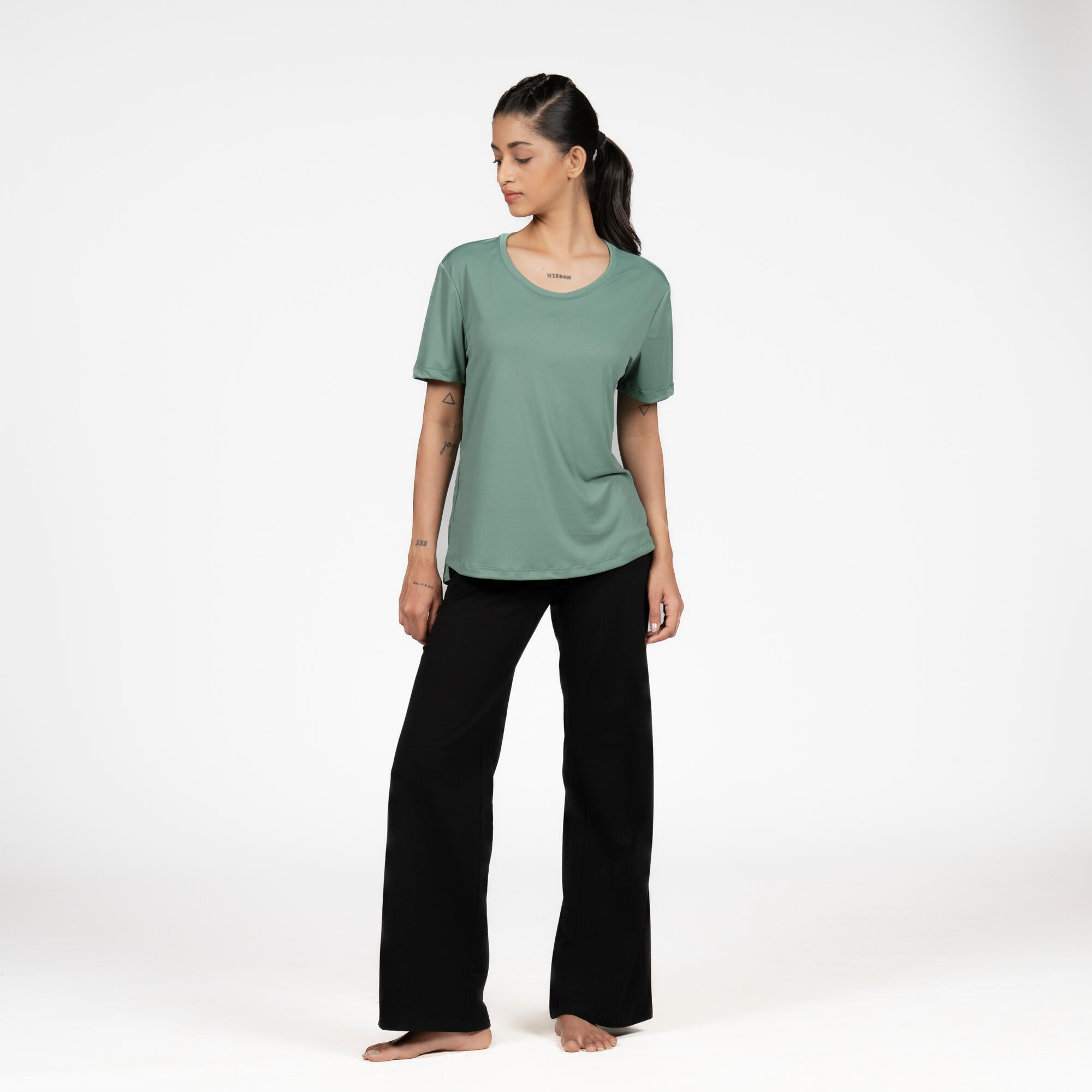 domyos Women's High-Waisted Soft Yoga Pants,-picture-26