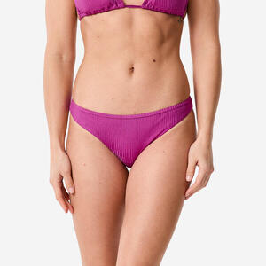 Braga bikini brasileña Mujer acanalado Violeta