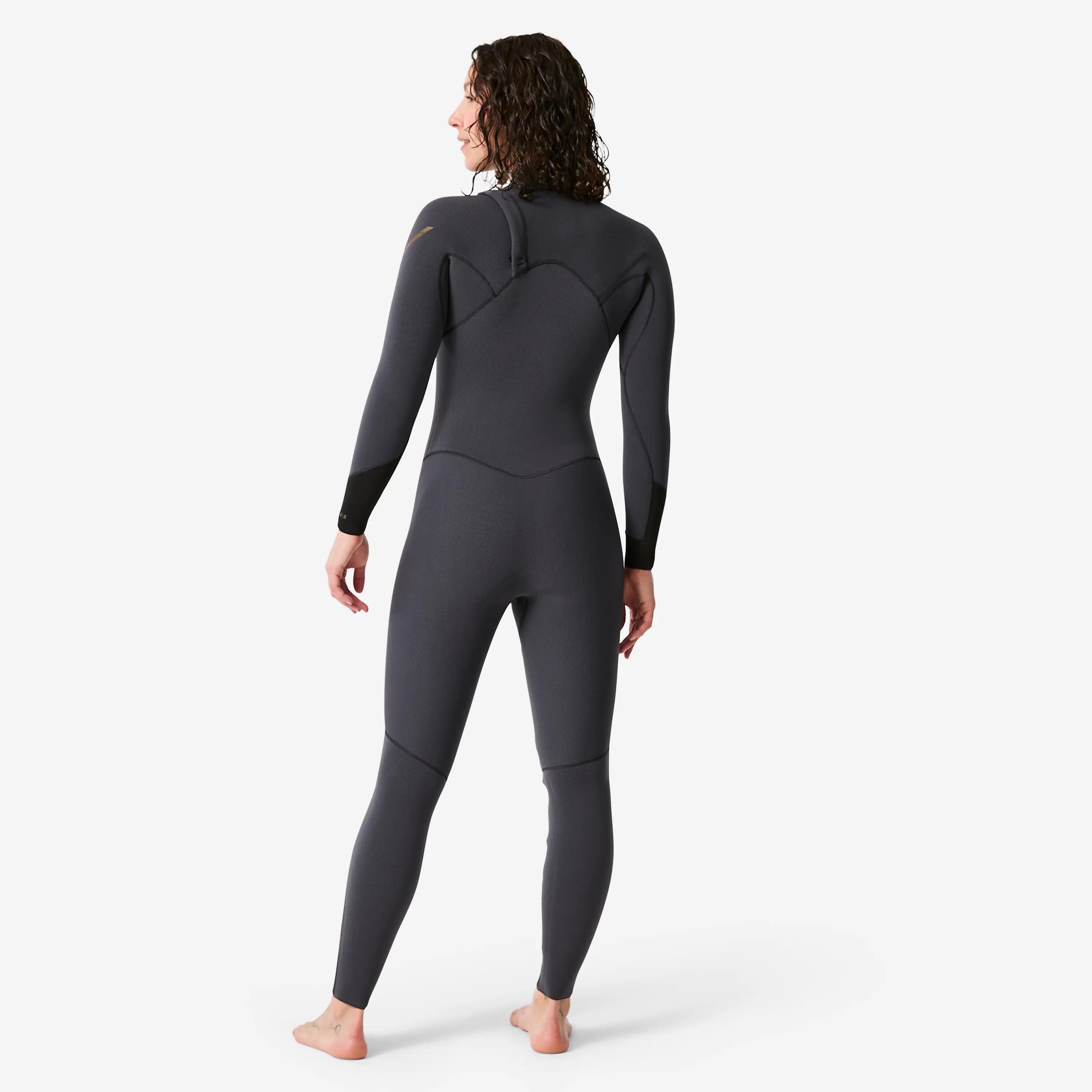 Vestit Integral Surf 900 Dona Gris Cremallera Frontal Cautxú Natural 4/3 mm 2/12