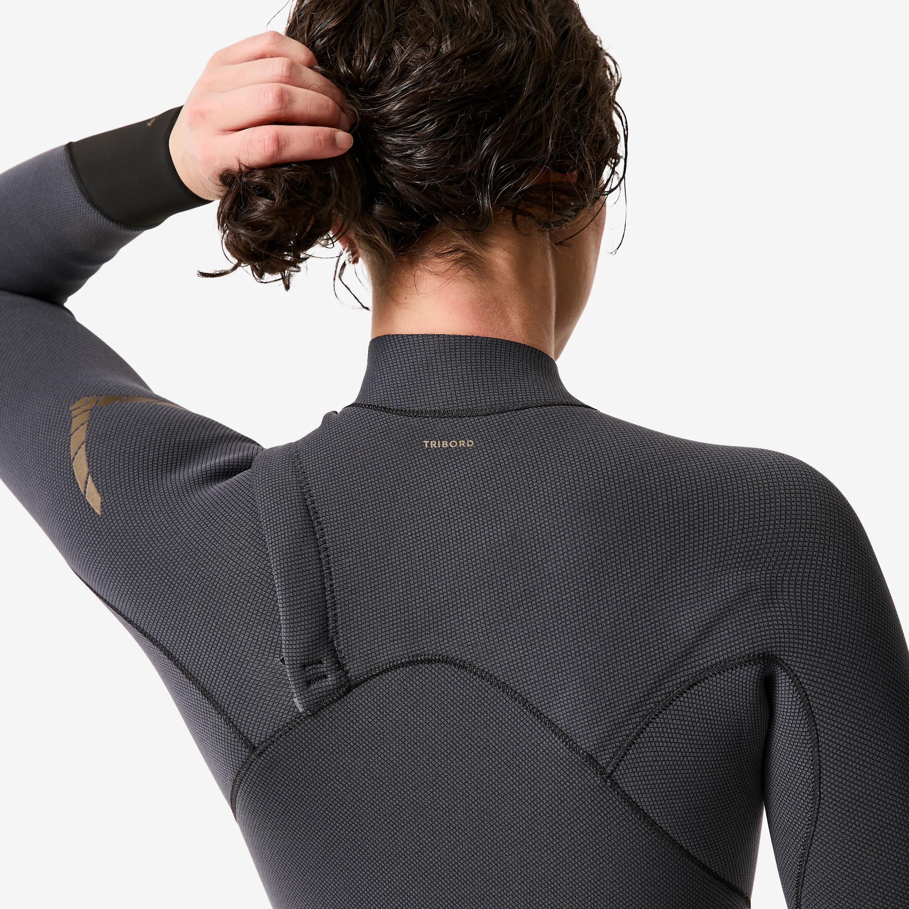Vestit Integral Surf 900 Dona Gris Cremallera Frontal Cautxú Natural 4/3 mm 7/12