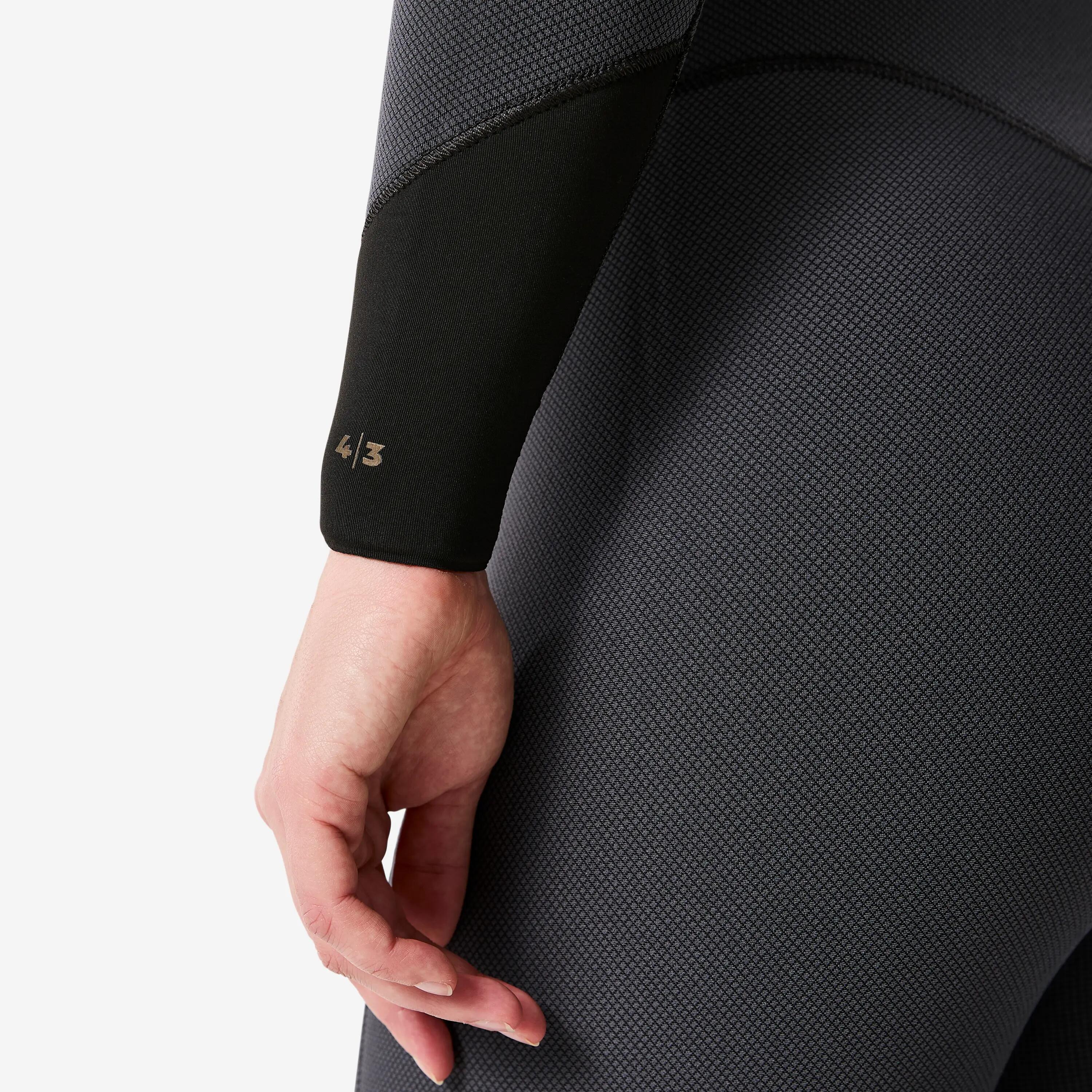 Vestit Integral Surf 900 Dona Gris Cremallera Frontal Cautxú Natural 4/3 mm 9/12