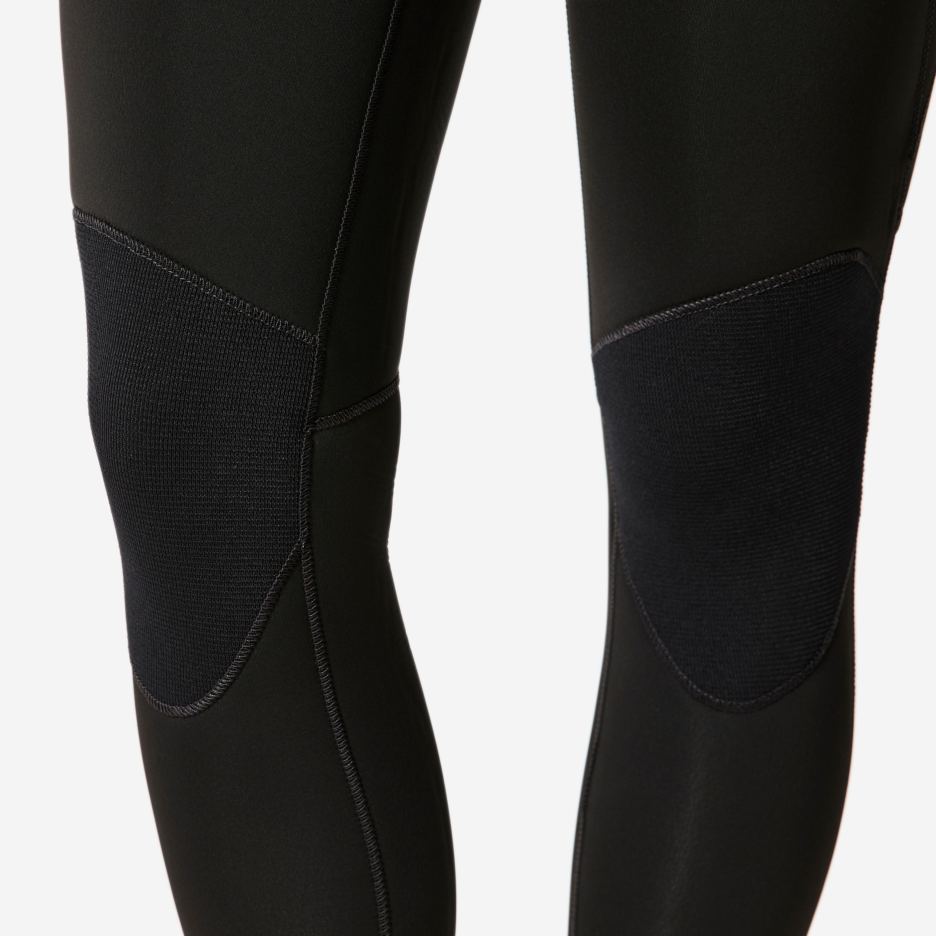Combinaison de surf femme - 500 noir/vert 8/22