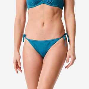 Braguita Bikini Surf culotte Anudada Texturizada Mujer Sandy Folk Azul