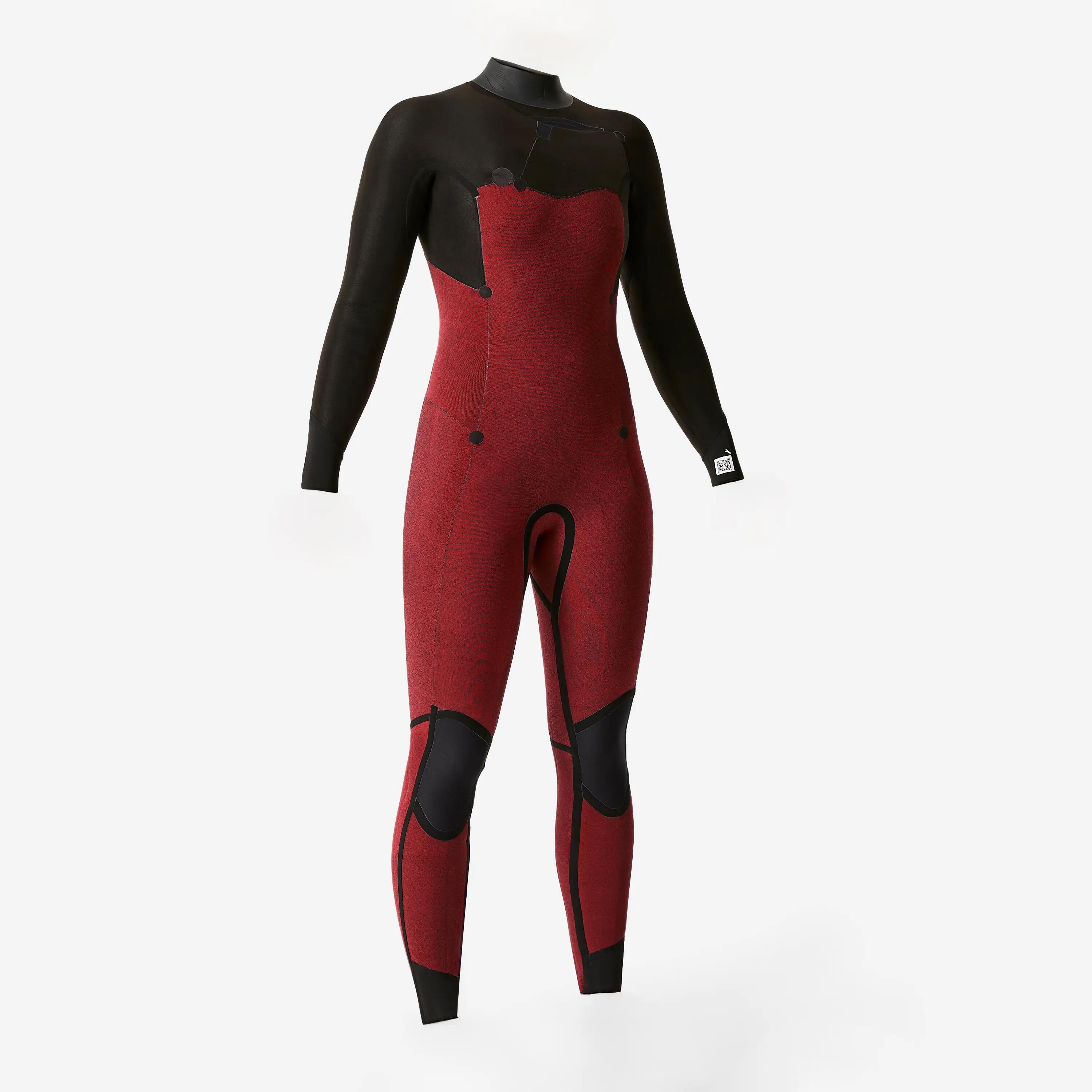 Vestit Integral Surf 900 Dona Gris Cremallera Frontal Cautxú Natural 4/3 mm 12/12