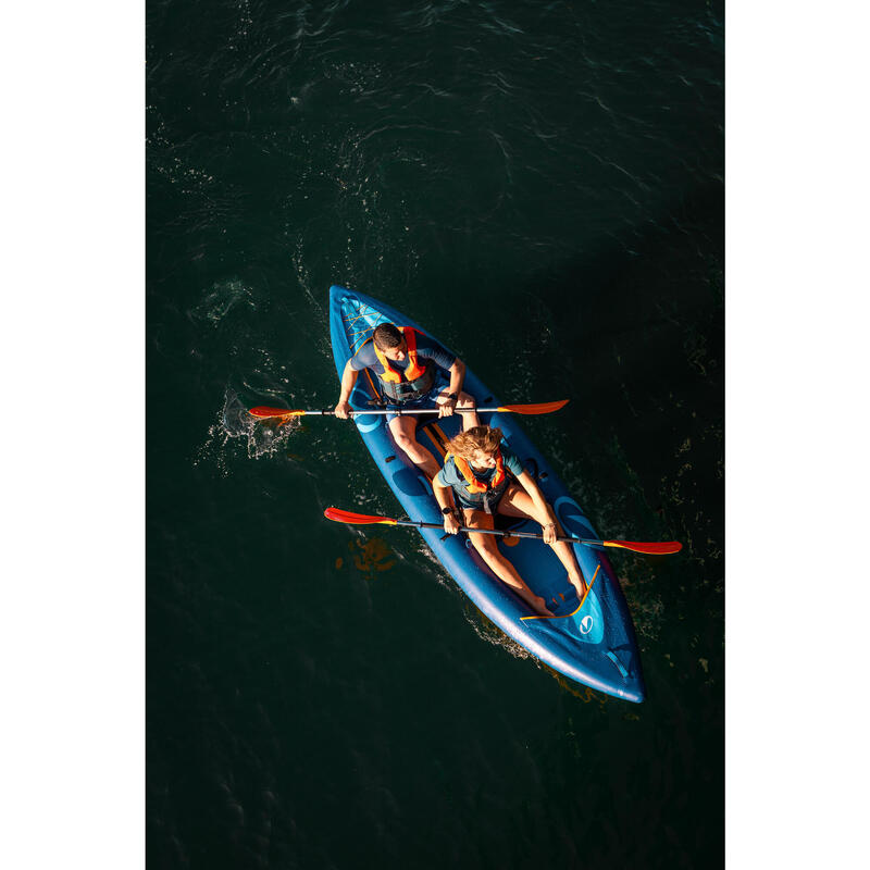 Caiac-canoe gonflabil pentru plimbări 1-2 persoane Tribord 100 Confort