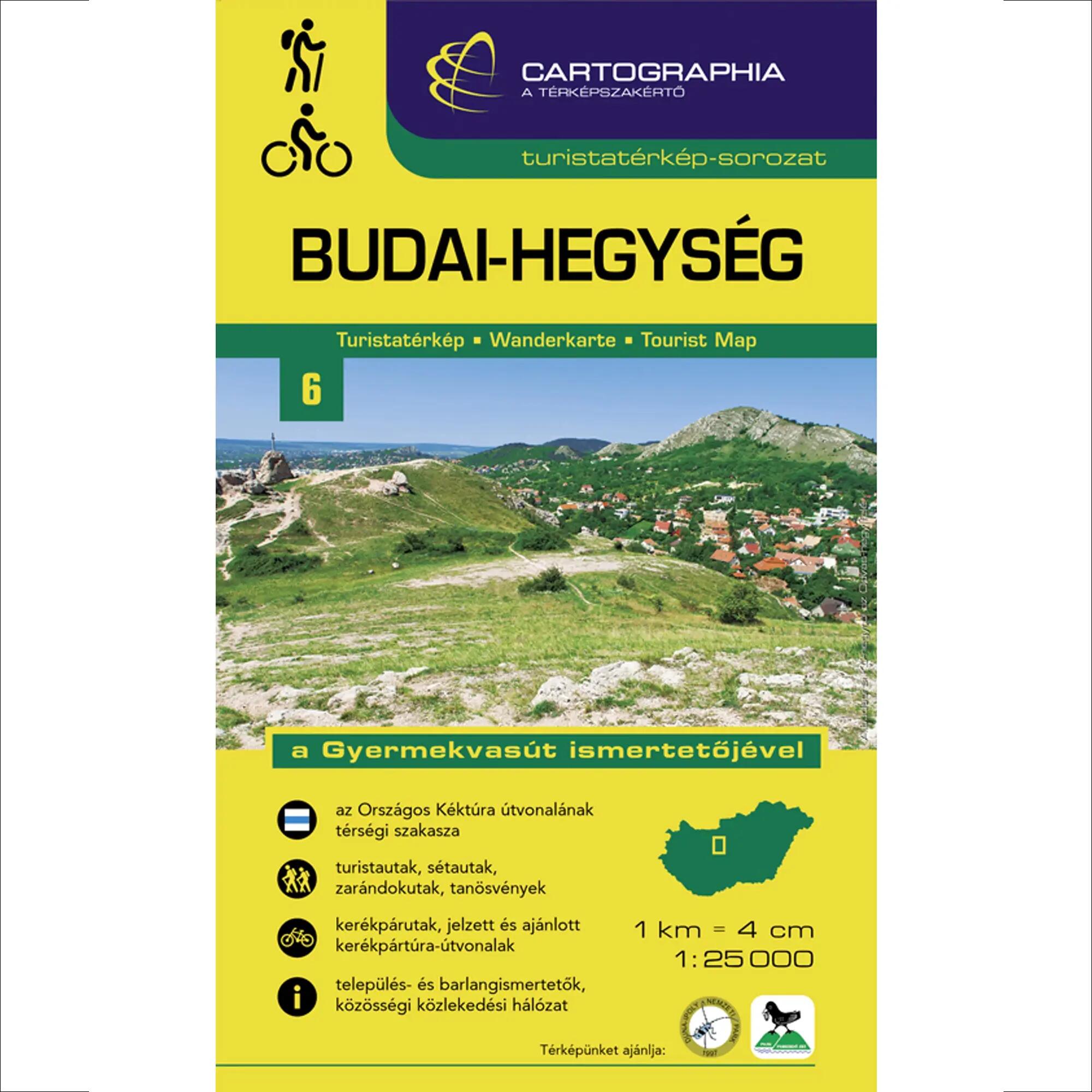 Budai-hegység turistatérkép 1/1