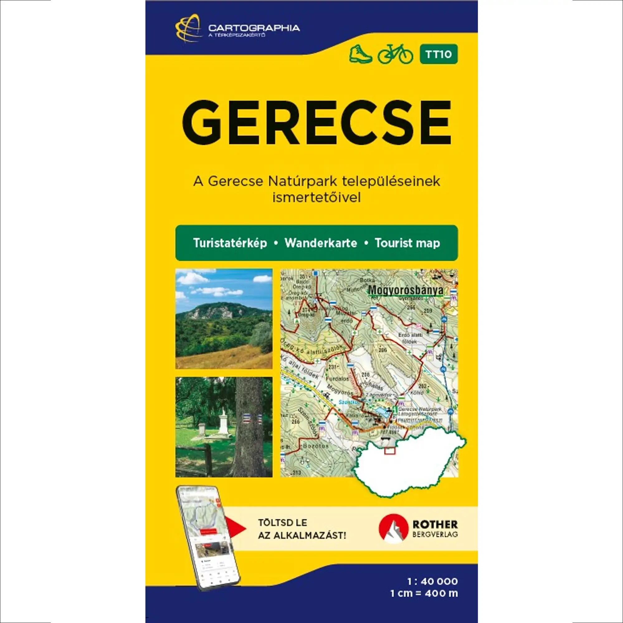 Gerecse turistatérkép 1/1