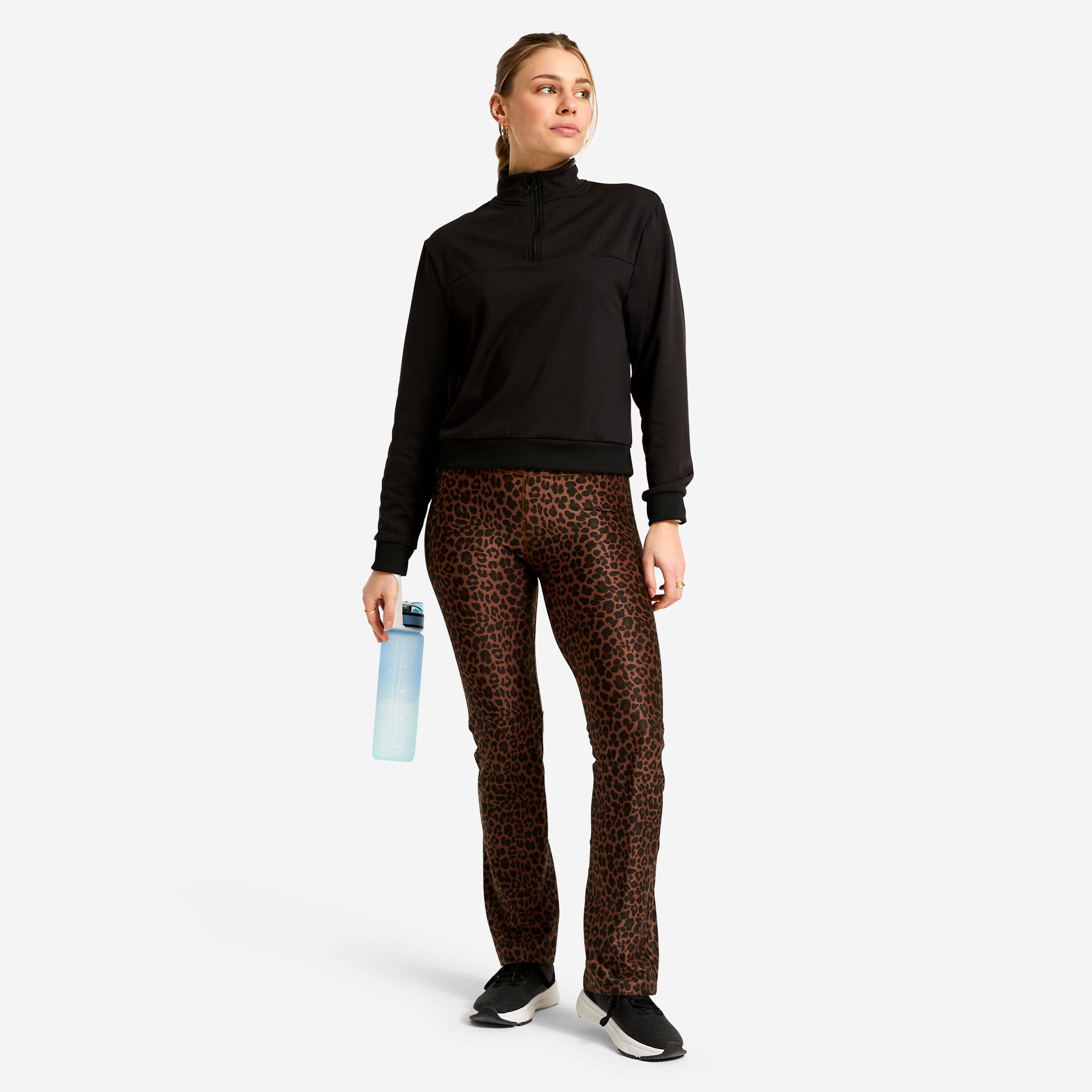 Women's Regular-Fit Leggings - Brown -  3