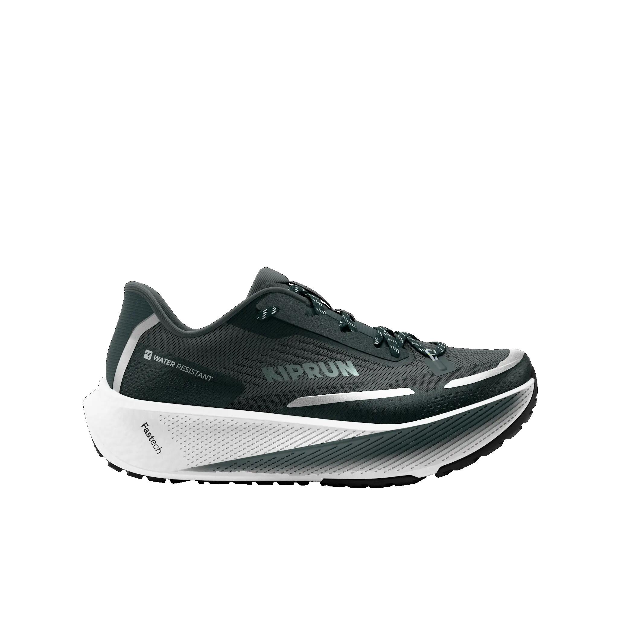 Laufschuhe Herren wasserabweisend - Kipride WR dunkelgrün 6/20