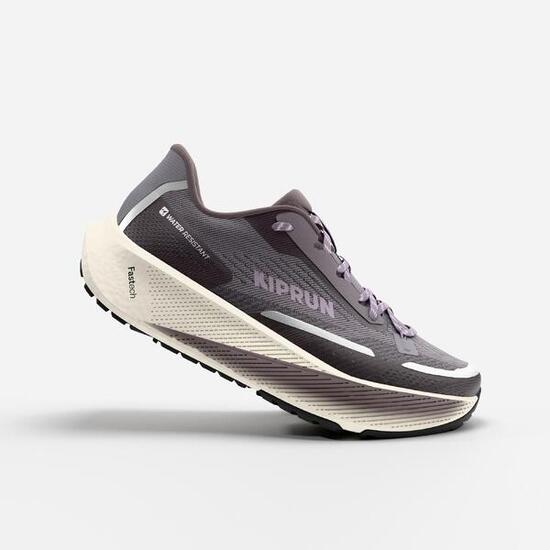 Waterafstotende hardloopschoenen voor dames Kipride WR paars