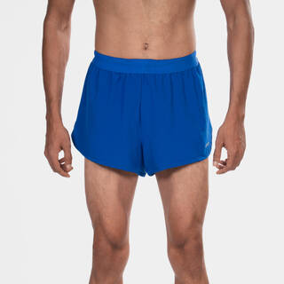 Men's KIPRUN Run 500 Comfort Split Running Shorts - Indigo Blue