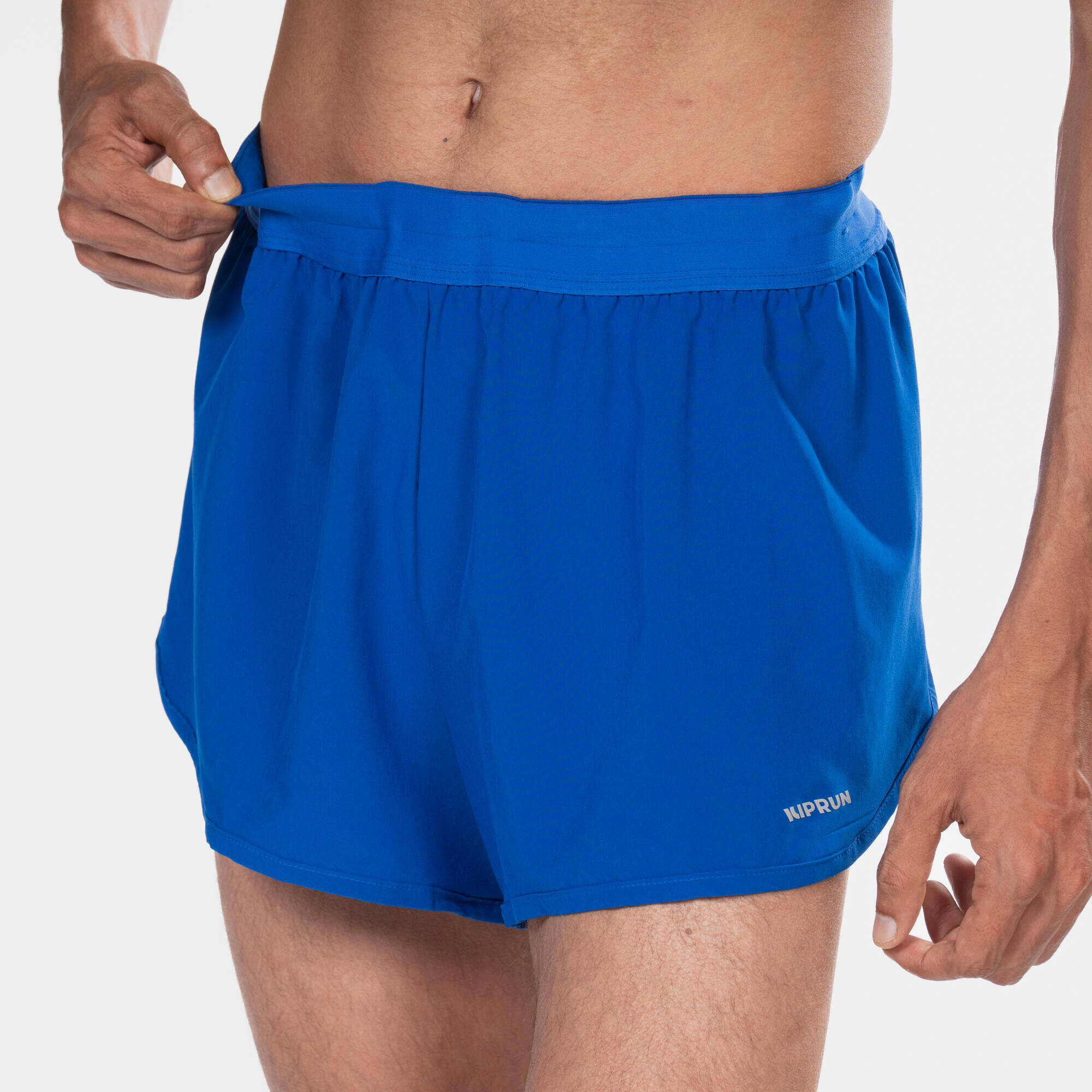 Men's KIPRUN Run 500 Comfort Split Running Shorts - Mint Green -  2