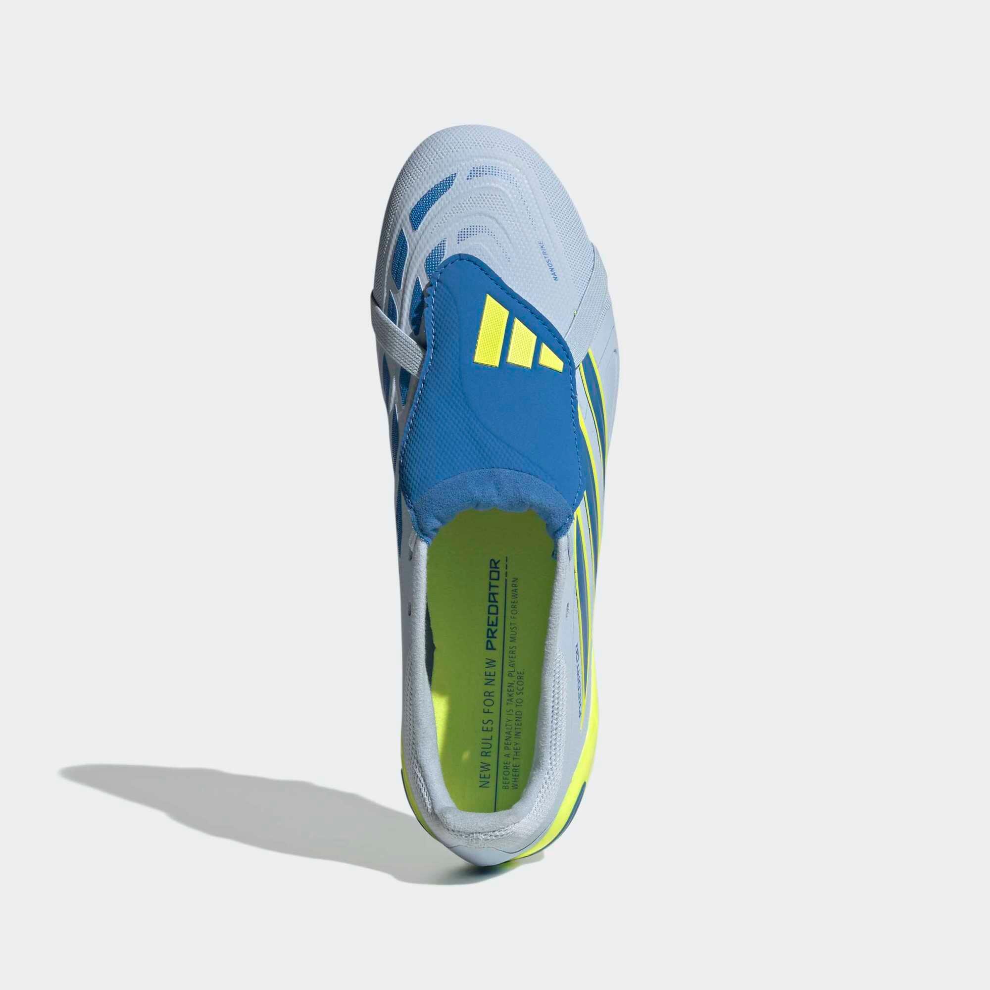 Scarpe calcio adulto ADIDAS PREDATOR LEAGUE FG azzurre 5/10