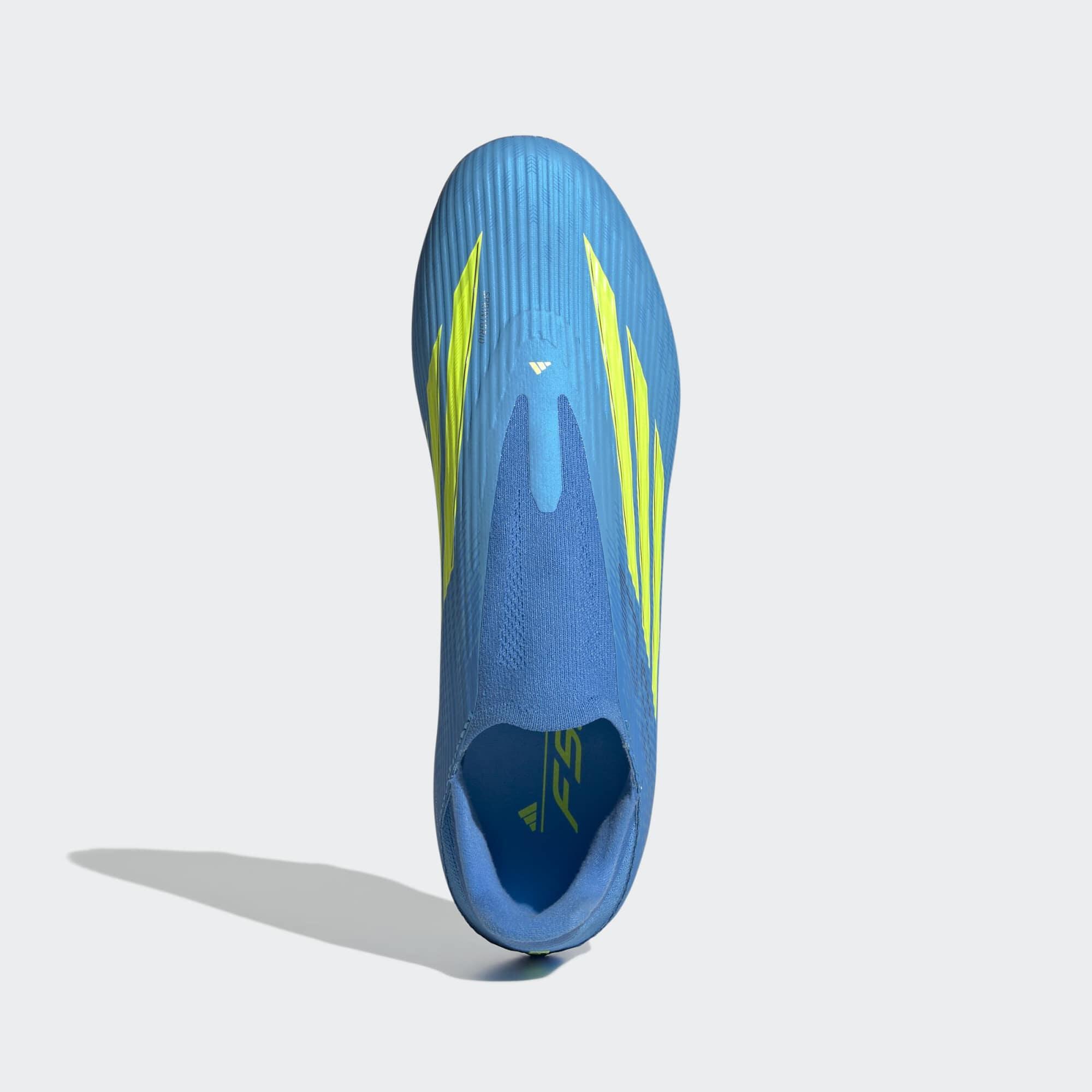 Adidas F50 League ohne Schnürsenkel FG/MG Schuh für Erwachsene blau 5/10