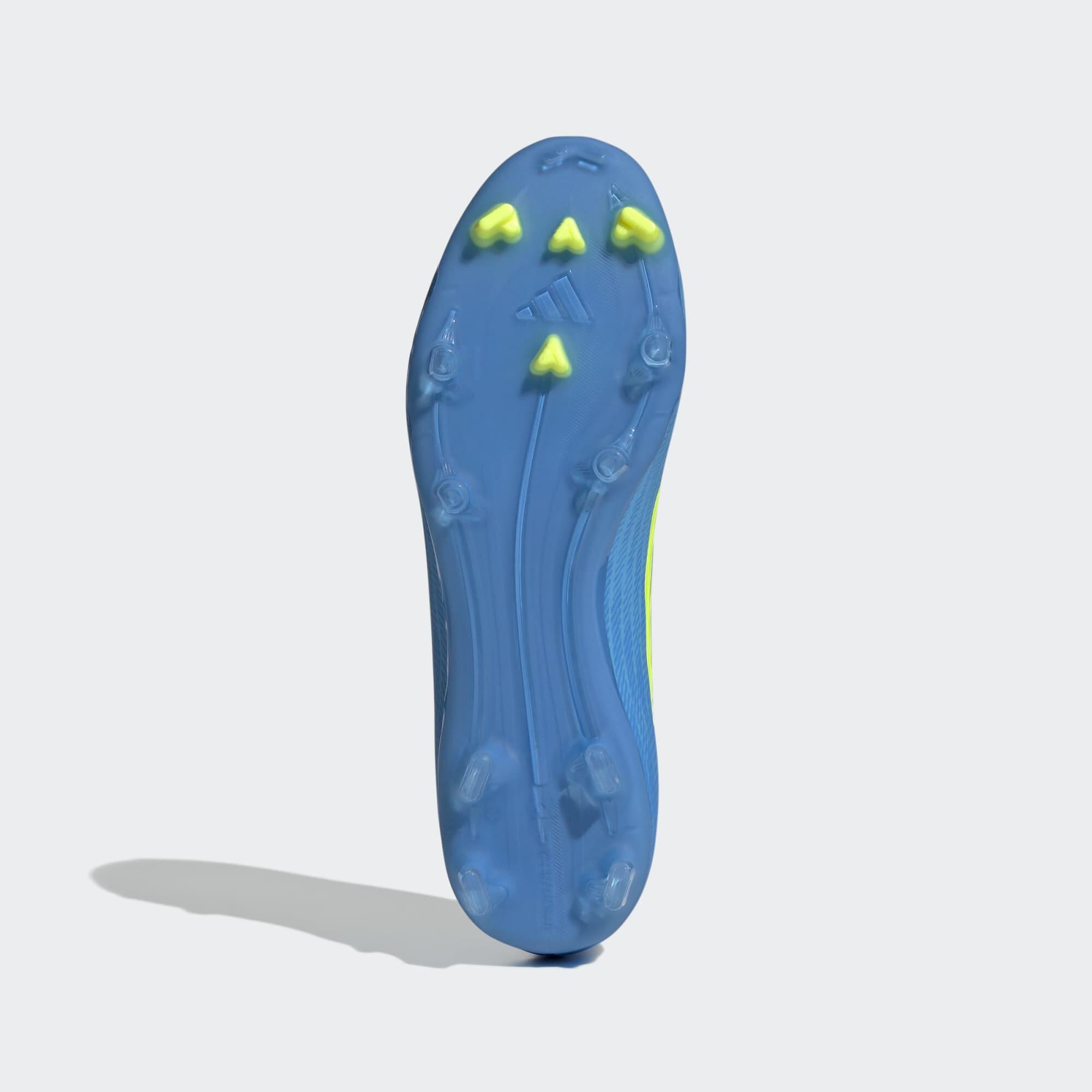Adidas F50 League ohne Schnürsenkel FG/MG Schuh für Erwachsene blau 6/10