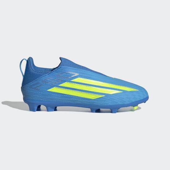 adidas F50 League sans lacets FG/MG chaussure Enfant Bleu