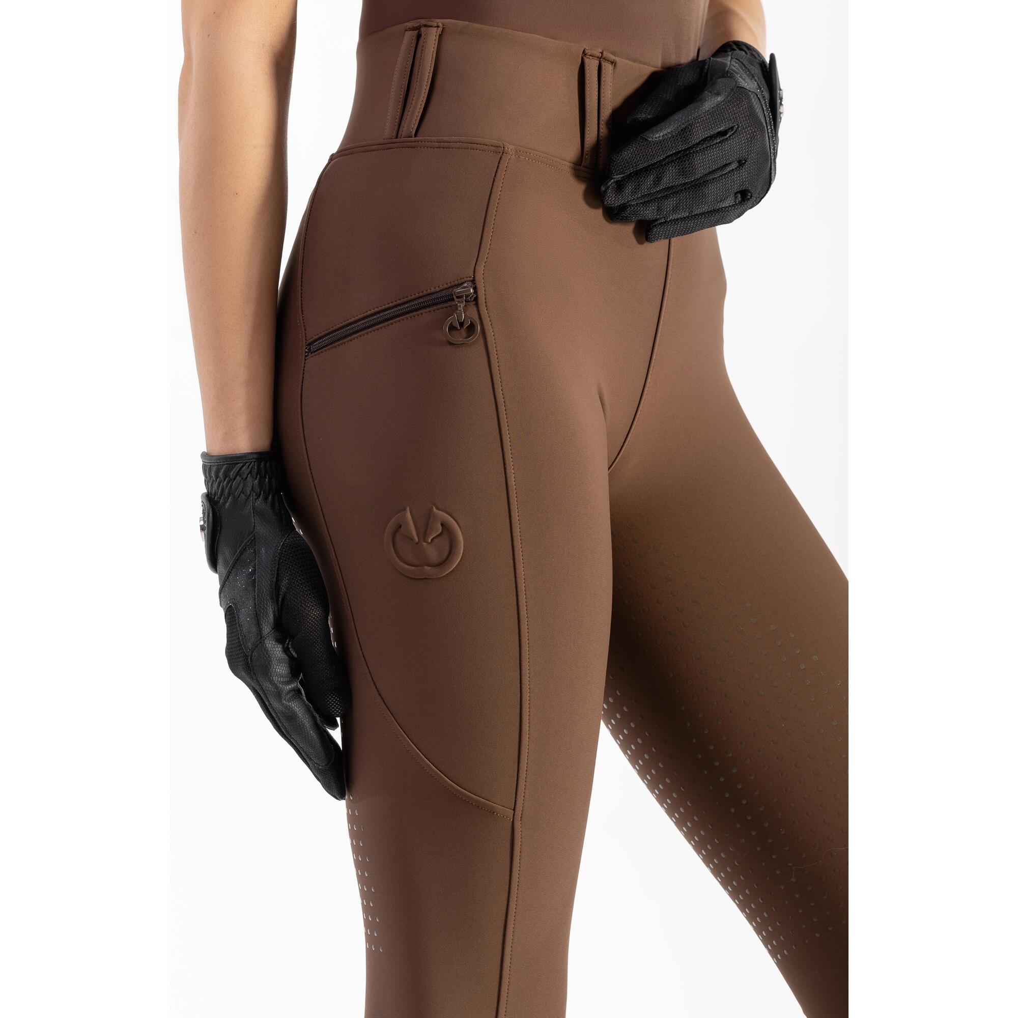 Legginsy jeździeckie letnie dziecięce Zipline Equus