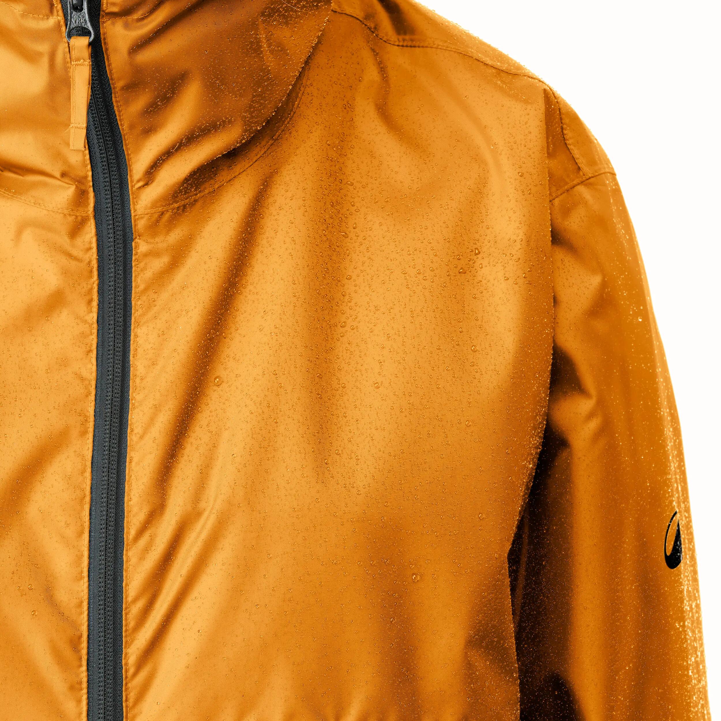 Men’s windproof and waterproof hiking jacket, Raincut Full Zip - Black -  3