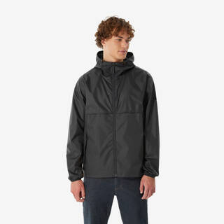 Men’s waterproof and windproof hiking jacket, Raincut Full Zip - Grey
