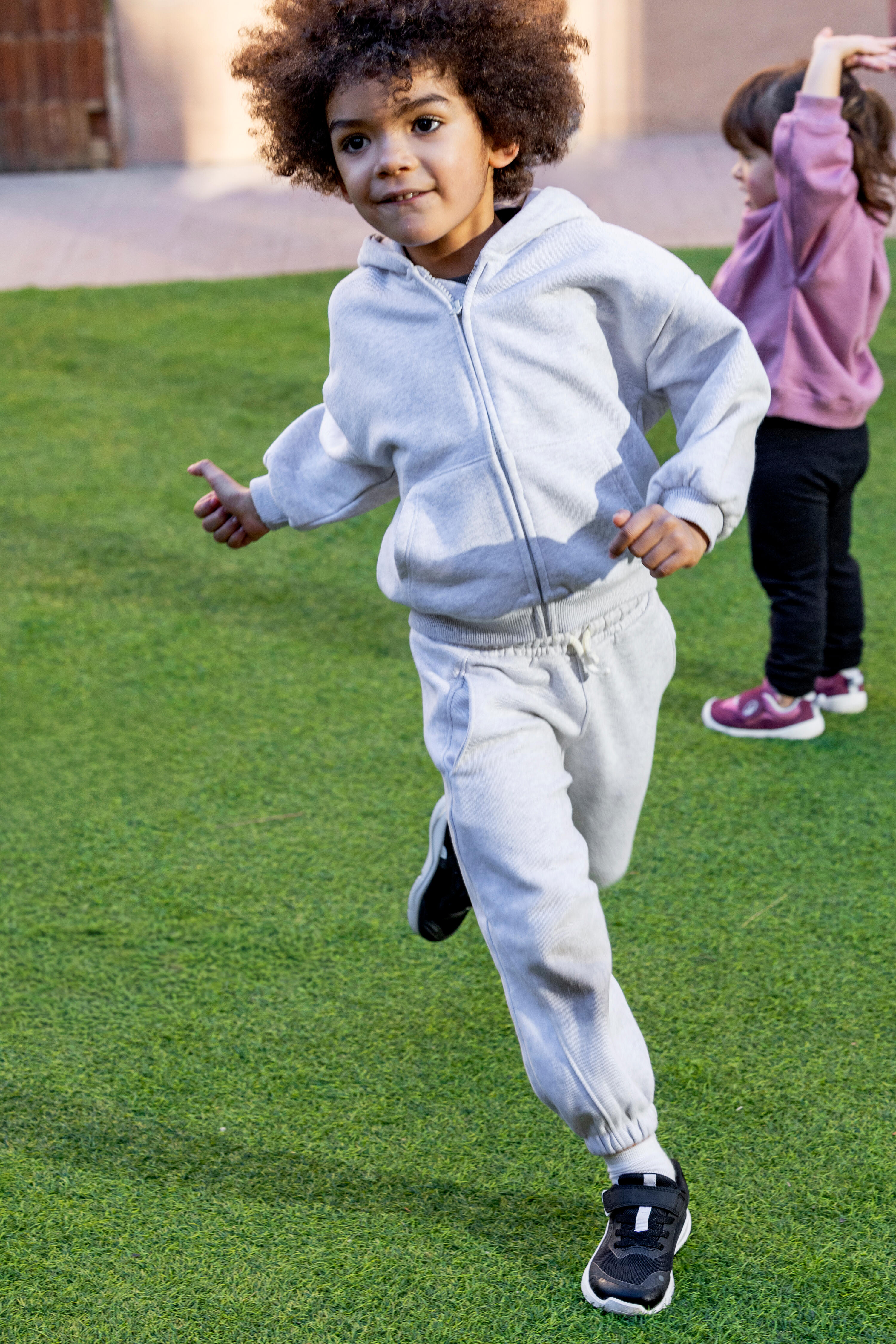 IceUnicorn Pantoffels voor kinderen, blotevoetenschoenen voor jongens en meisjes, sportschoenen, blotevoetenschoenen, minimalistische indoorschoenen, roze paars, 32 EU