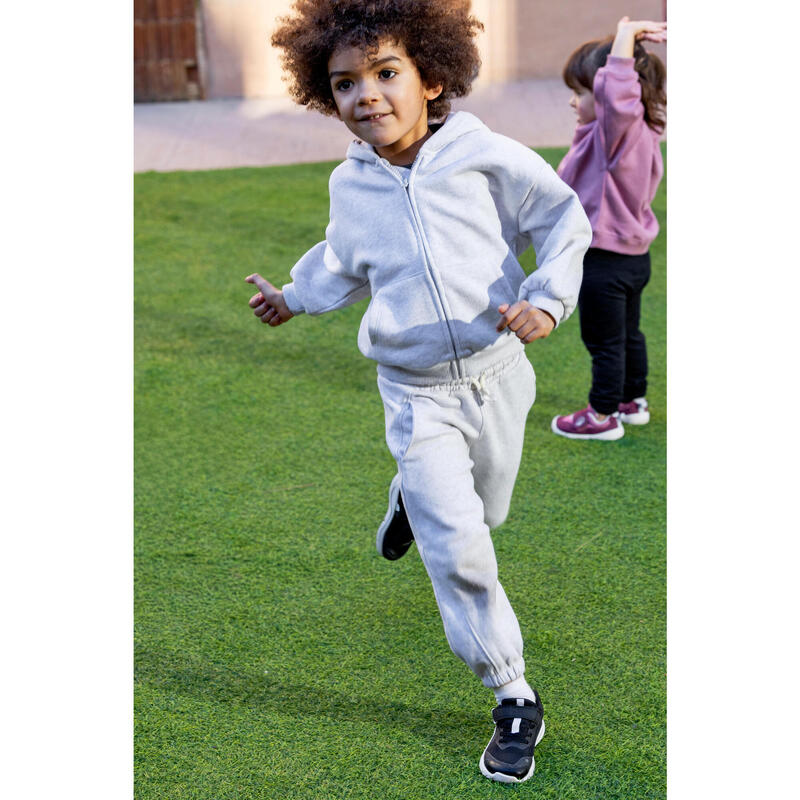 Încălțăminte Barefoot cu bandă cu arici, respirantă, Stepper Sporty negru Copii