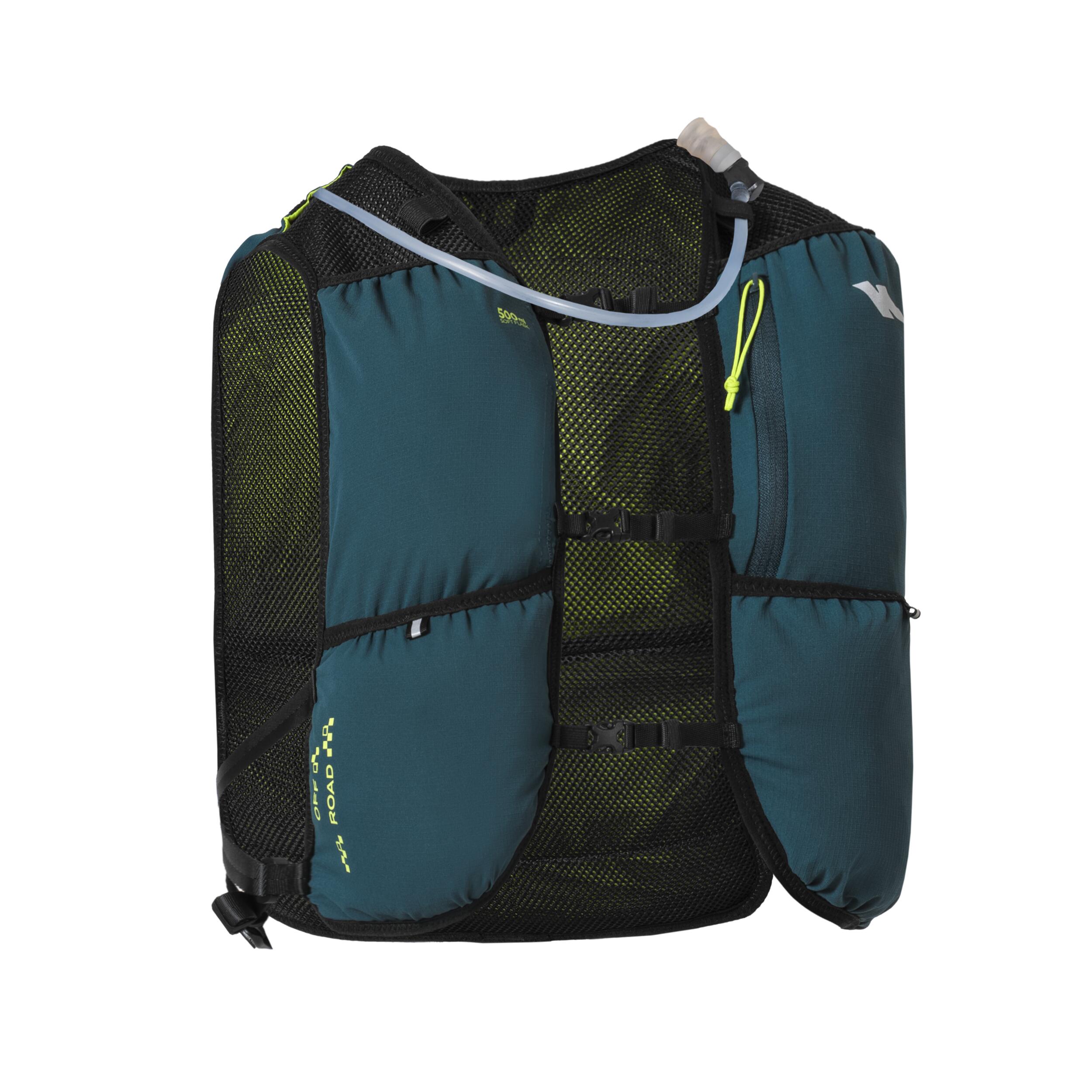 Sac trail running mixte + poche à eau 1L incluse- KIPRUN 500 8L BLEU 2/10