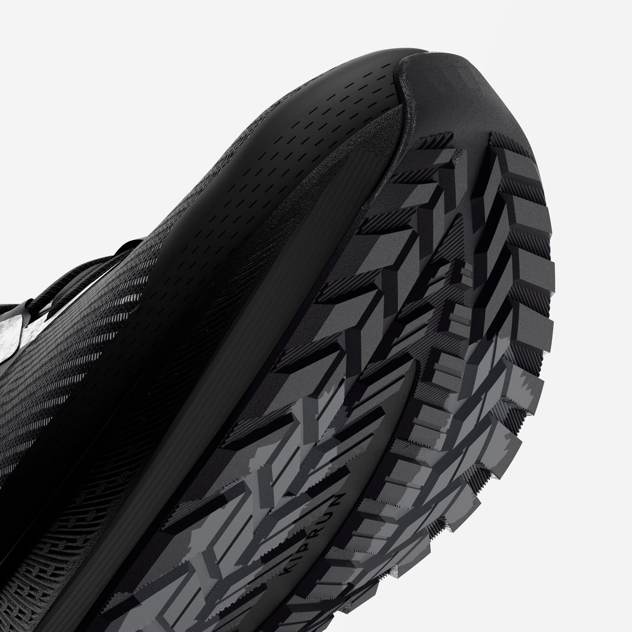 Laufschuhe wasserabweisend Damen - Kipcore WR schwarz  4/6