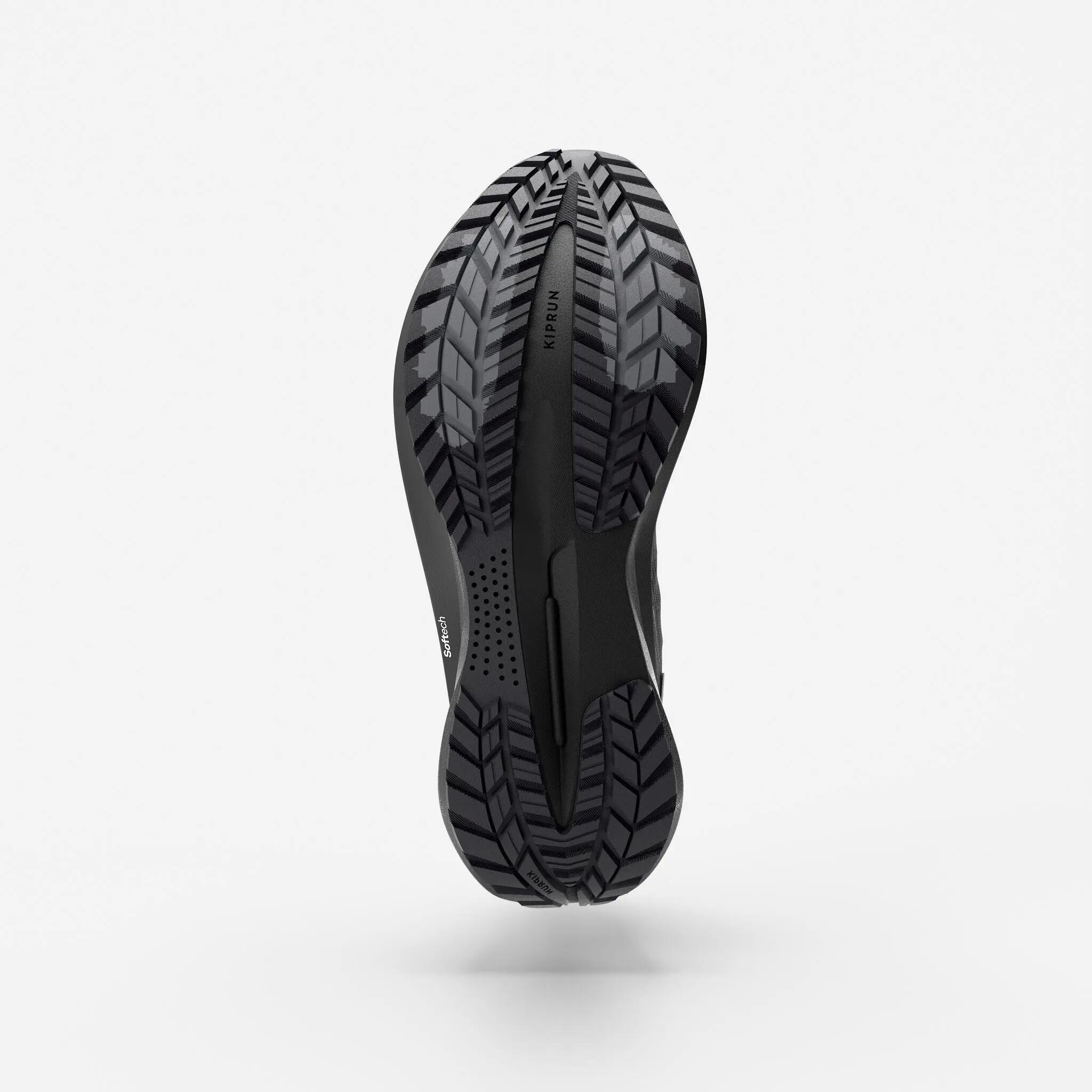 Scarpe running uomo KIPCORE WR idrorepellenti nere 11/20