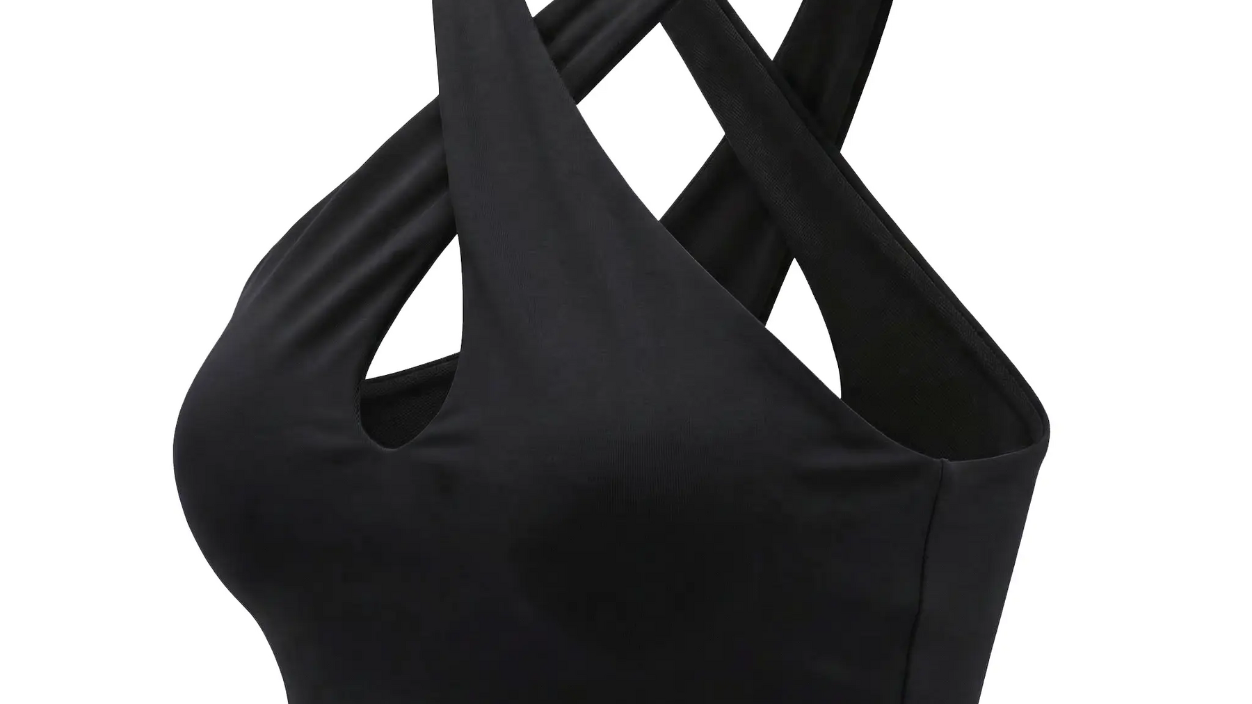 Top Feminino de treino Power Fit Domyos Preto