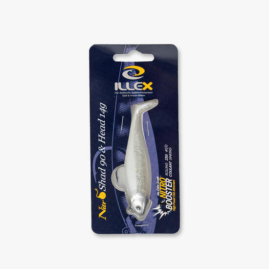 Leurre Prêt à Pêcher Kit Nitro Shad 90 14g Flash Sight