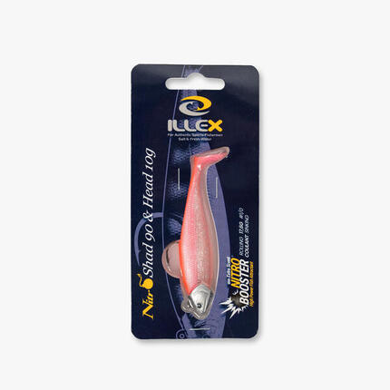 Leurre Prêt à Pêcher Kit Nitro Shad 90 10g Super Pink