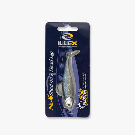 Leurre Prêt à Pêcher Kit Nitro Shad 90 14g Flash Sight
