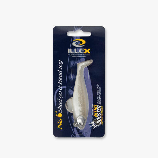 Leurre Prêt à Pêcher Kit Nitro Shad 90 10g Flash Sight