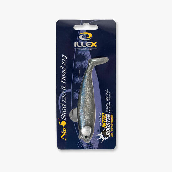 Leurre Prêt à Pêcher Kit Nitro Shad 120 21g Bleak